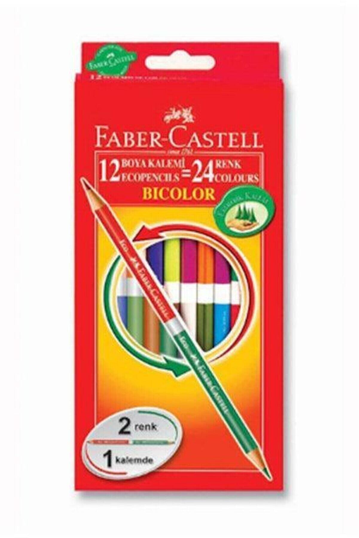 Faber Castell Bicolor Kuru Boya 24 Renk 1/1 5171120612