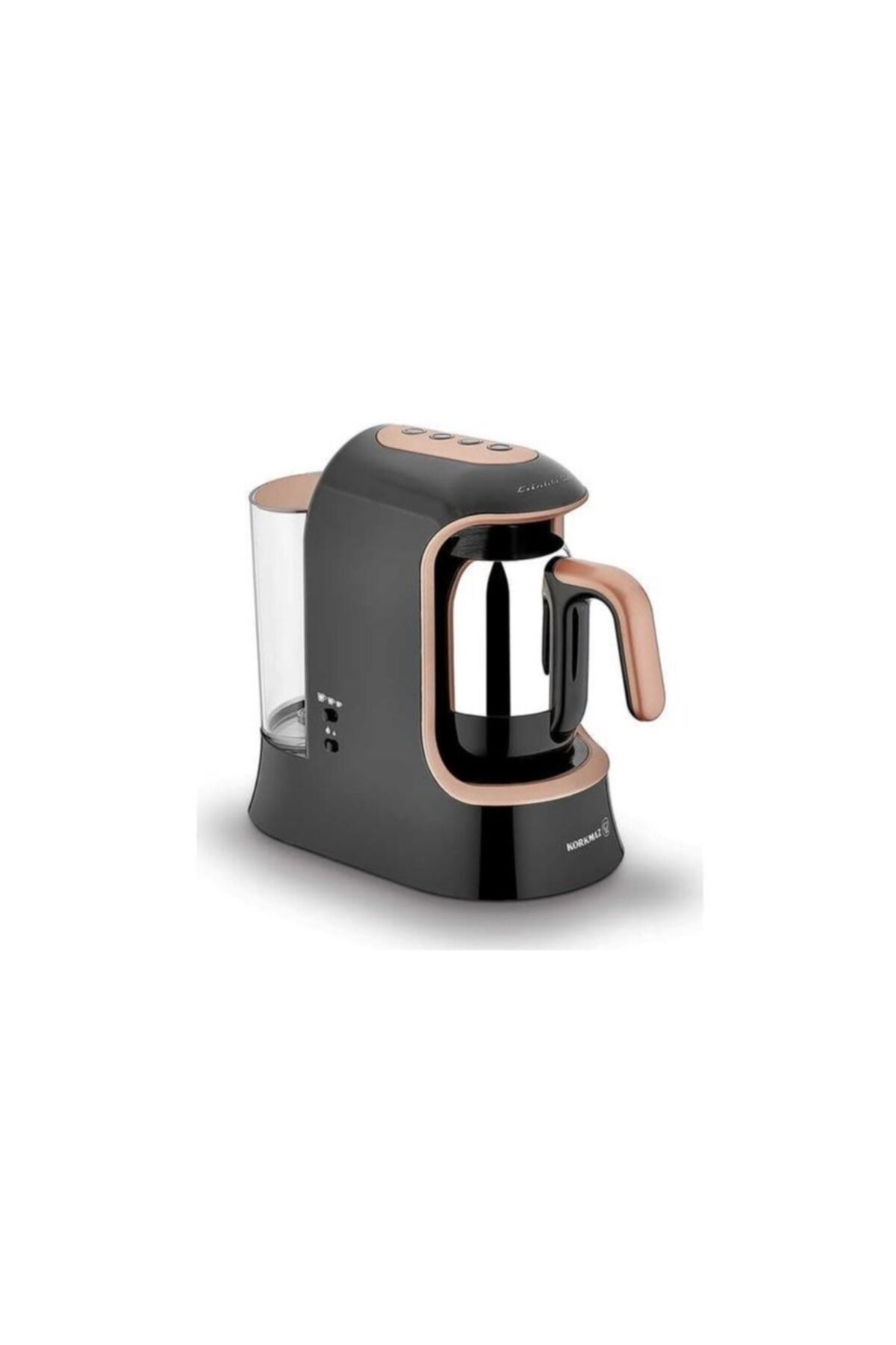 KORKMAZ Kahvekolik Aqua Siyah/rosagold Otomatik Kahve Makinesi A862-02