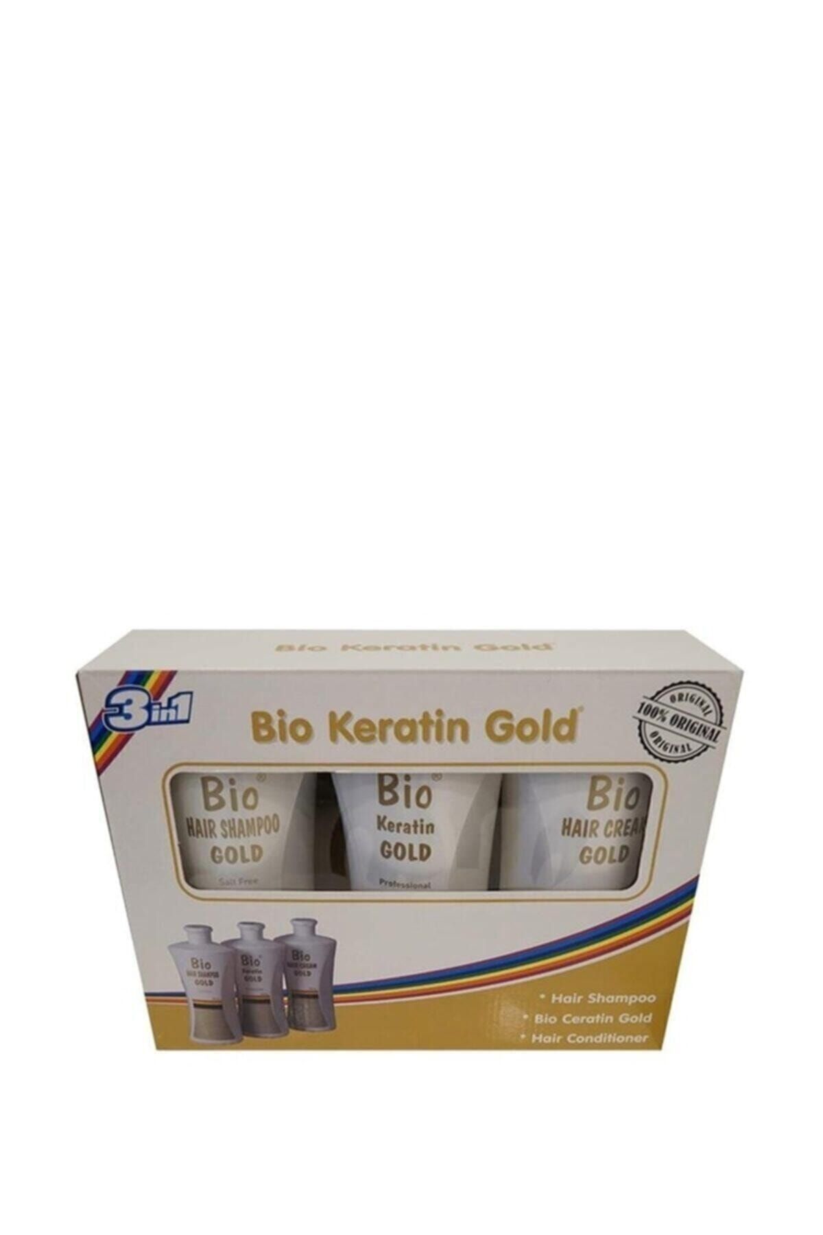 Bio 3'lü Gold Keratin Set