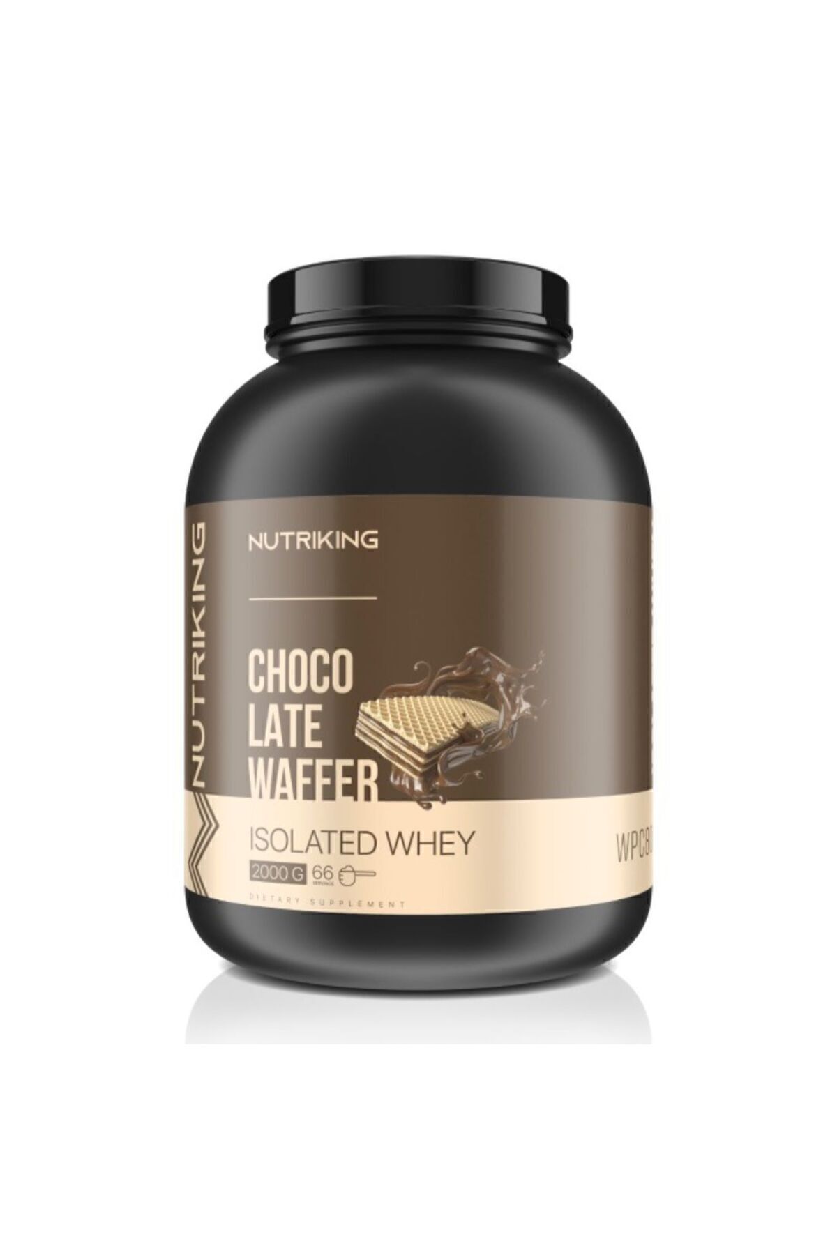 Nutriking Whey Isolate Protein 2000 gr 66 Servis Çikolata Gofret
