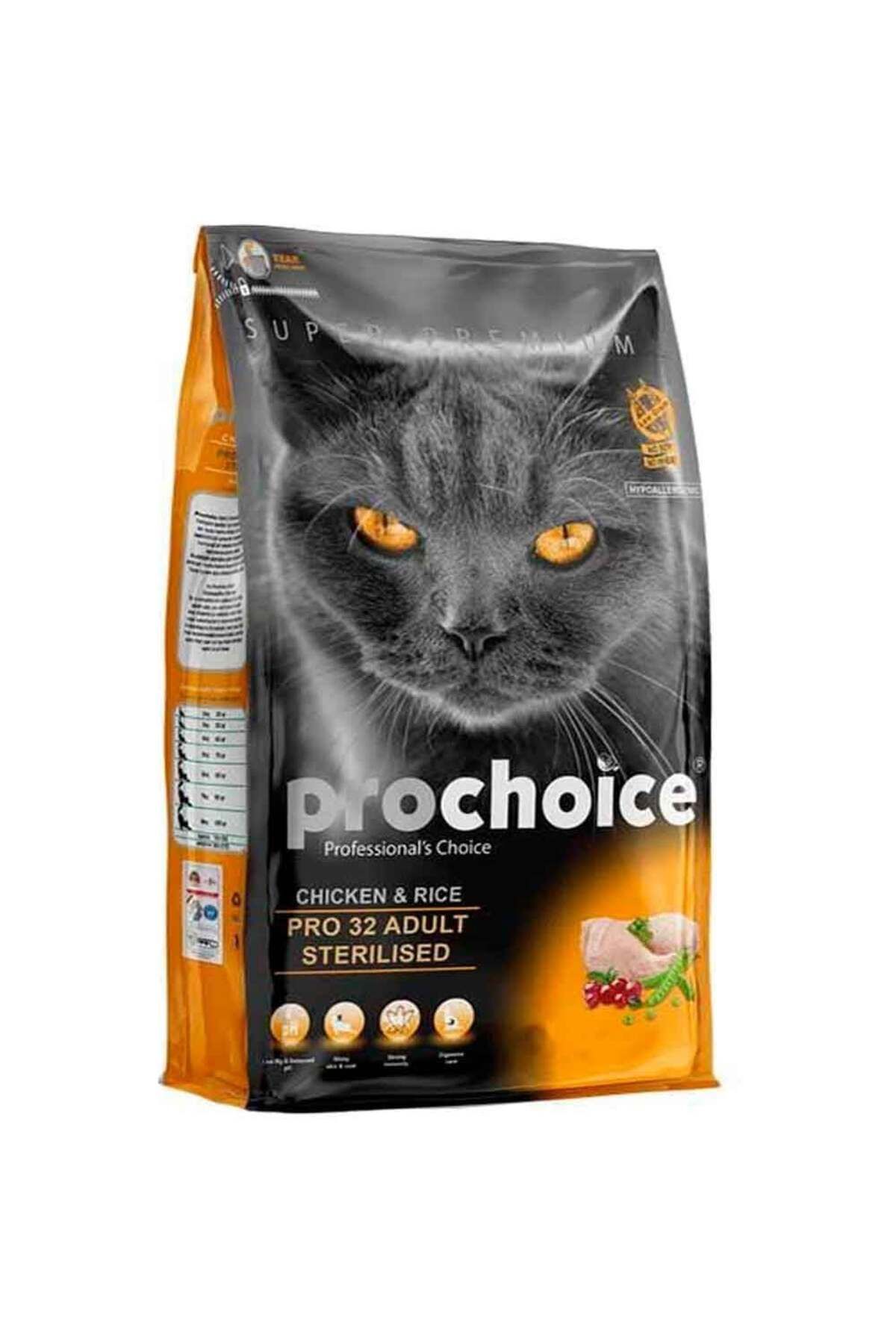 Pro Choice Pro Choice Pro32 Tavuklu Pirinçli Kısırlaştırılmış Kedi Maması 2 Kg