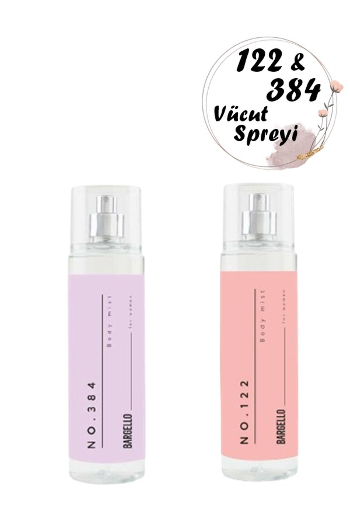 Bargello Vücut Spreyi Body Mist Seti Kadın No 122 - No 384 210 ml 210 ml