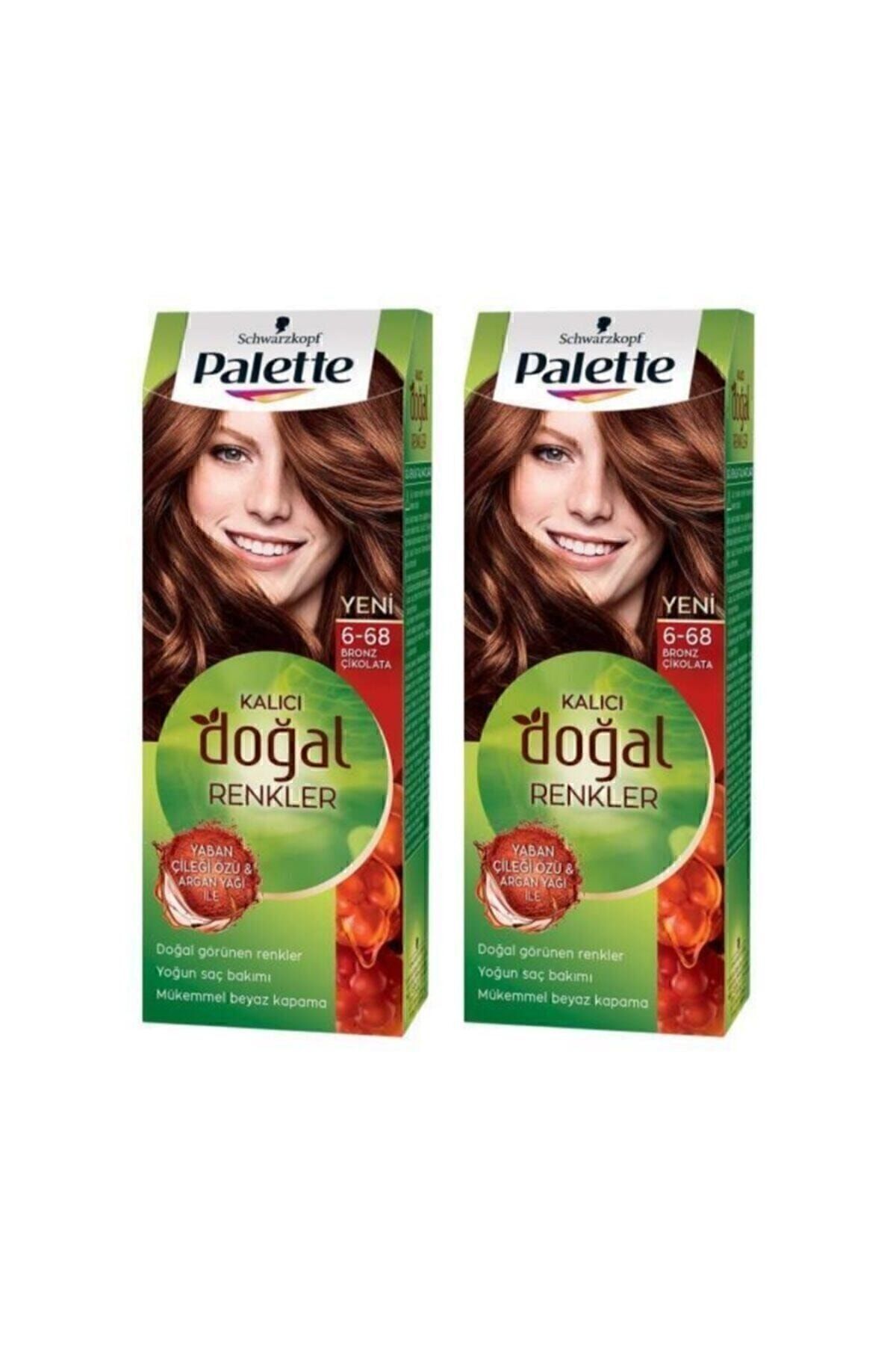 Palette Kalıcı Doğal Renkler 6-68 Bronz Çikolata X 2 Adet