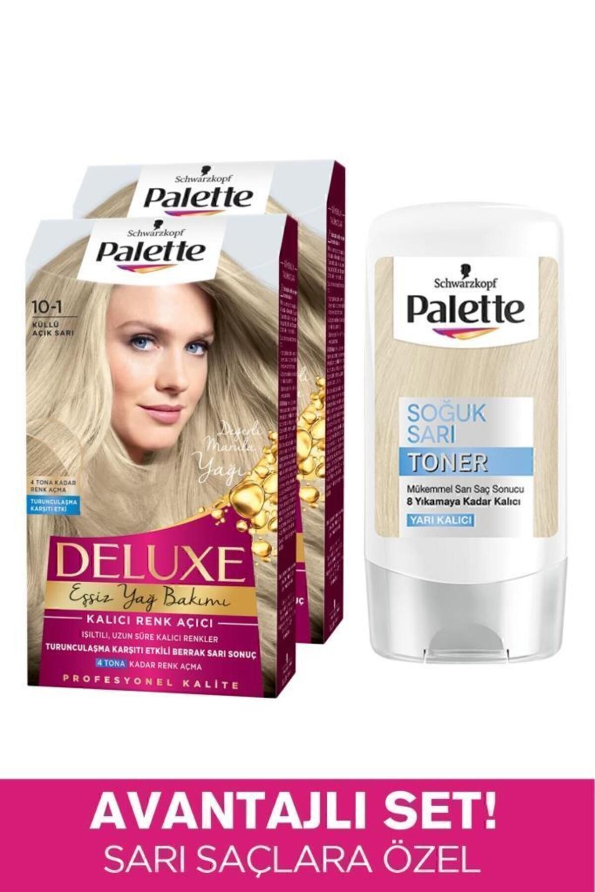 Palette 10-1 Küllü Açık Sarı X 2 Adet Soğuk Sarı Toner