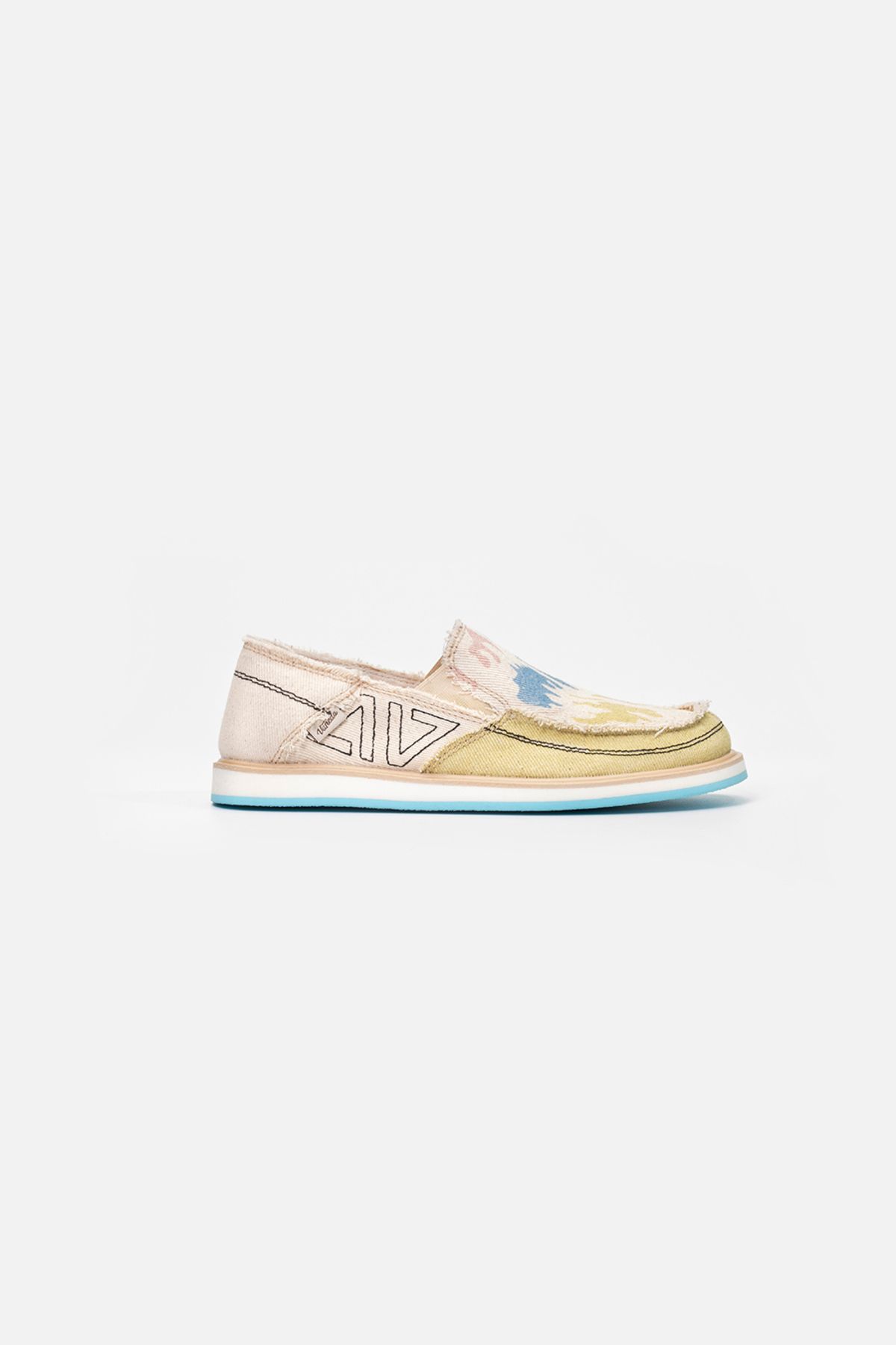 Vaneda 1331 Linen Espadril Keten Kadın Ayakkabı Bej Sarı