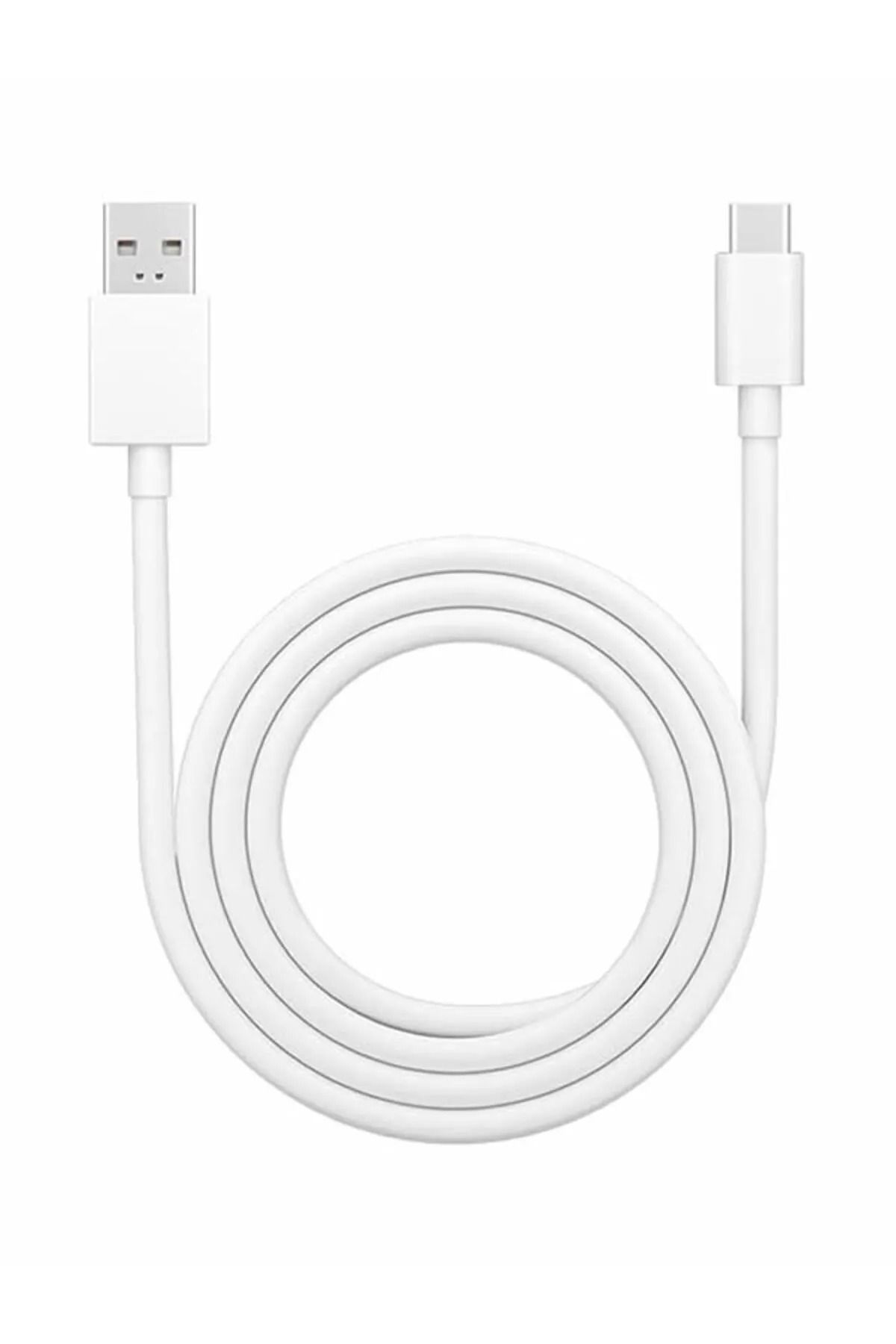 ZETT Type-C Kablo USB Şarj ve Data Kablosu Hızlı Şarj 2.1 A. 1 Mt Beyaz Güçlendirilmiş Kaplama