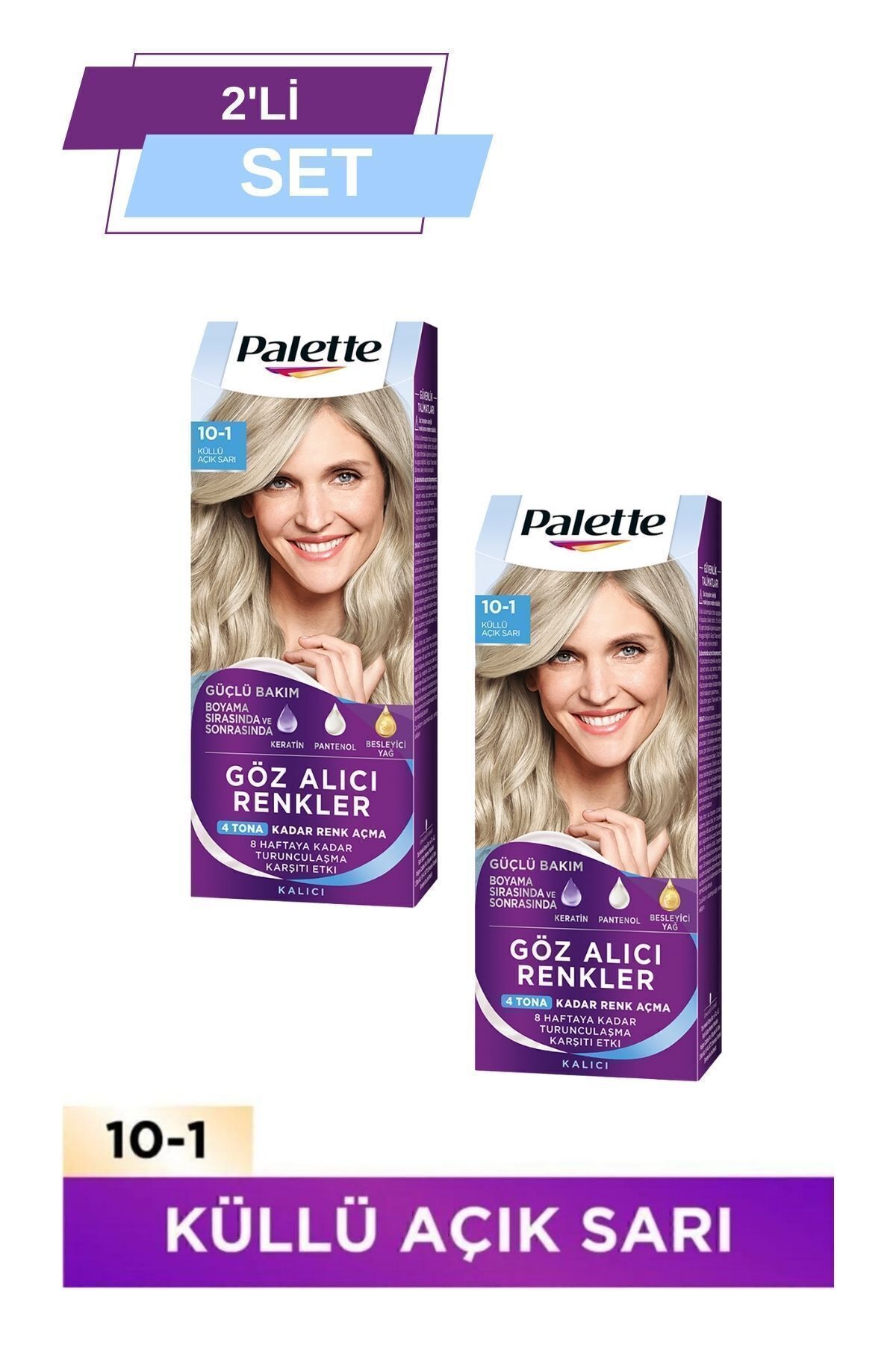 Palette 10-1 Küllü Açık Sarı X 2 Adet