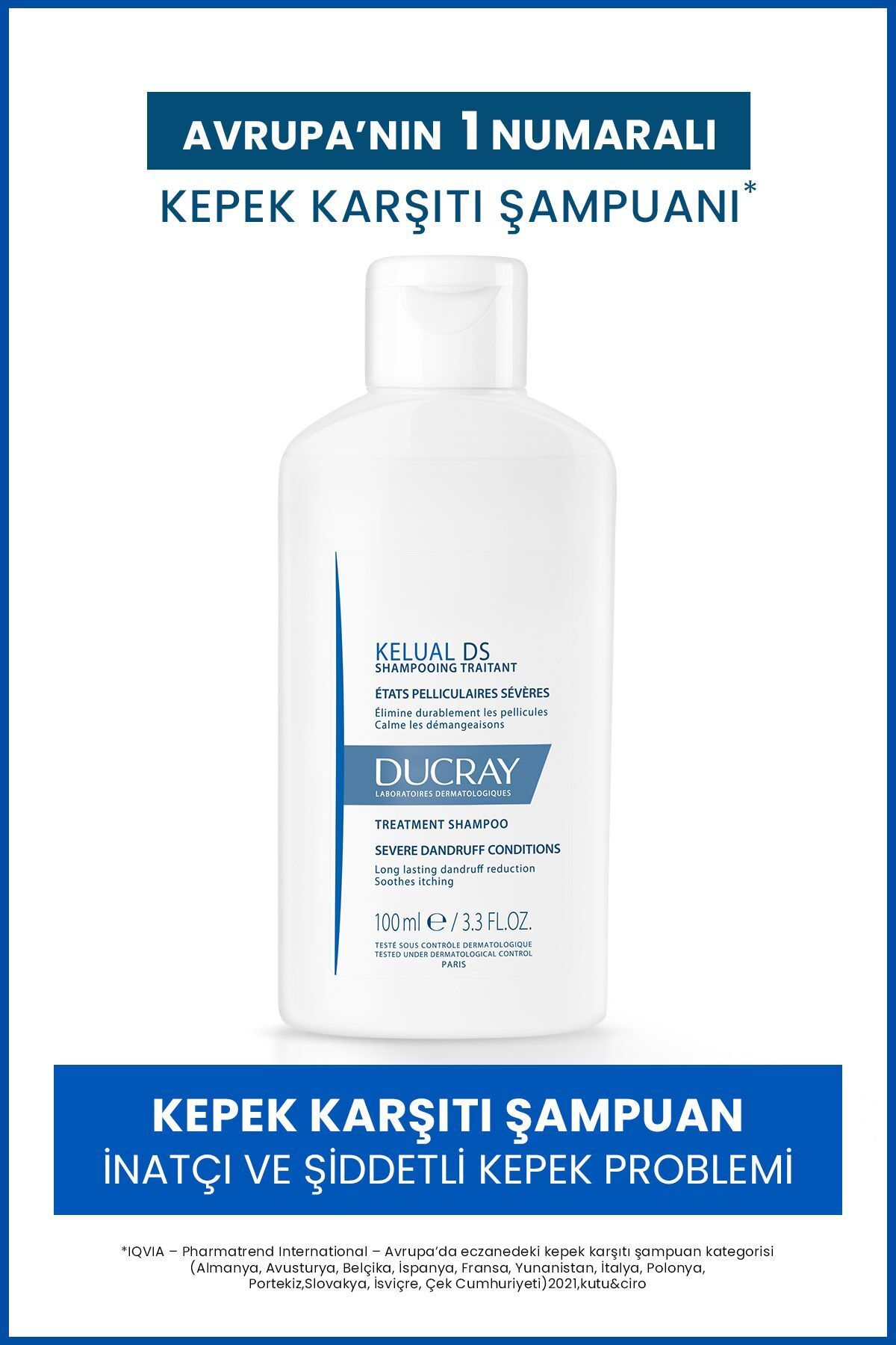 Ducray Kelual DS Kepek Karşıtı Şampuan 100 ml