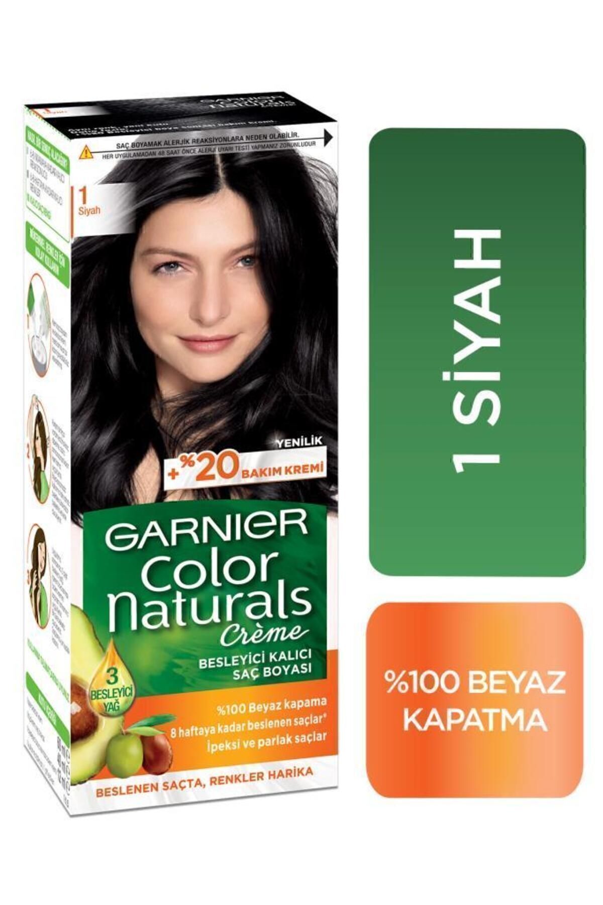 Garnier Color Naturals Saç Boyası 1 Siyah