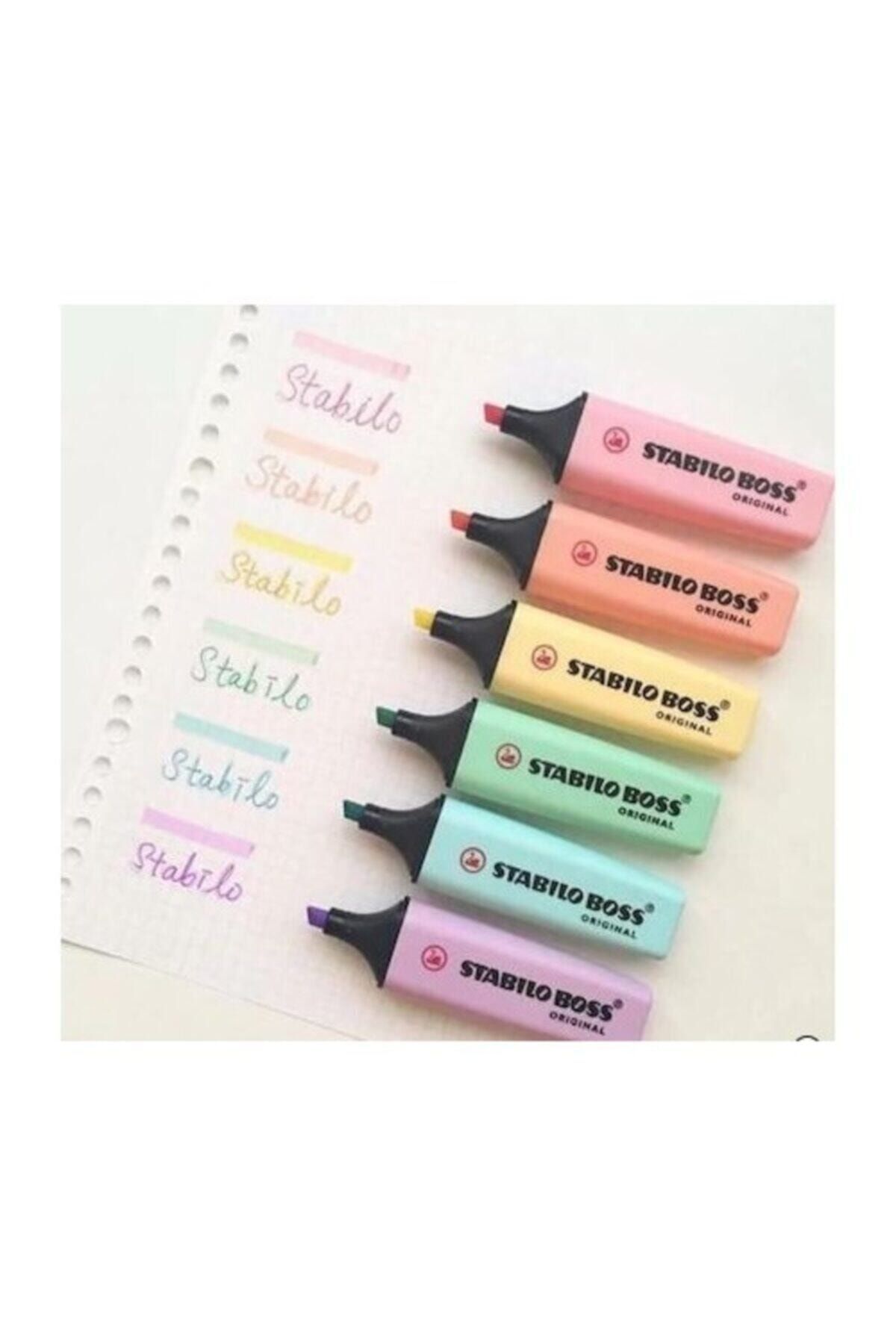 Stabilo Boss Pastel Fosforlu Kalem 6 Renk