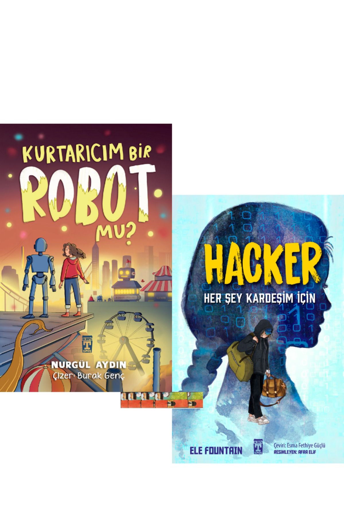 İlk Genç Timaş 4.5.6.sınıf okuma -Kurtarıcım Bir Robot Mu?-Hacker - Her Şey Kardeşim İçin,