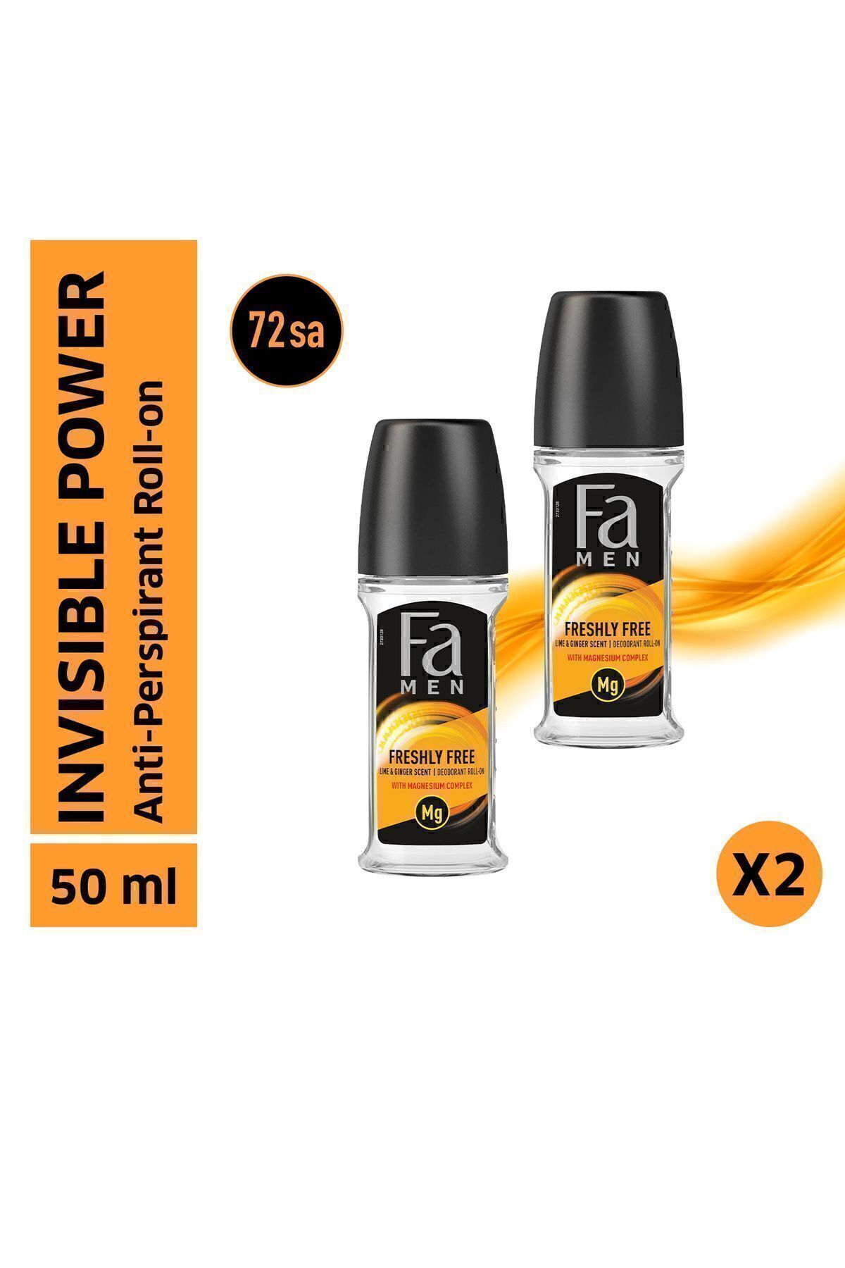 Fa Men Invısıble Power Roll-on 50 Ml X 2 Adet