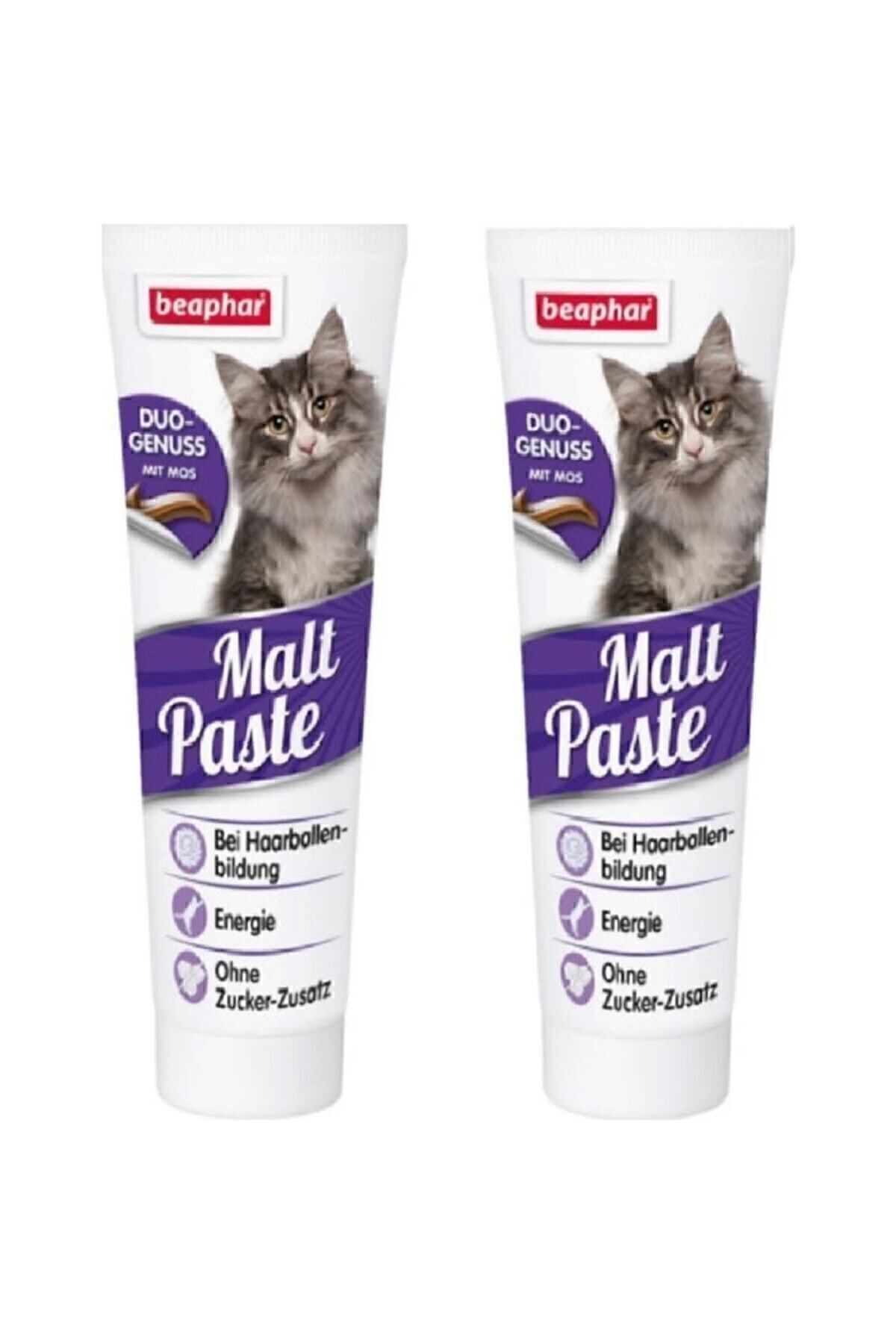 Beaphar Duo Malt Paste Tüy Yumağı Kontrol Kedi Macunu 100 gr - 2 Adet. 03.2025