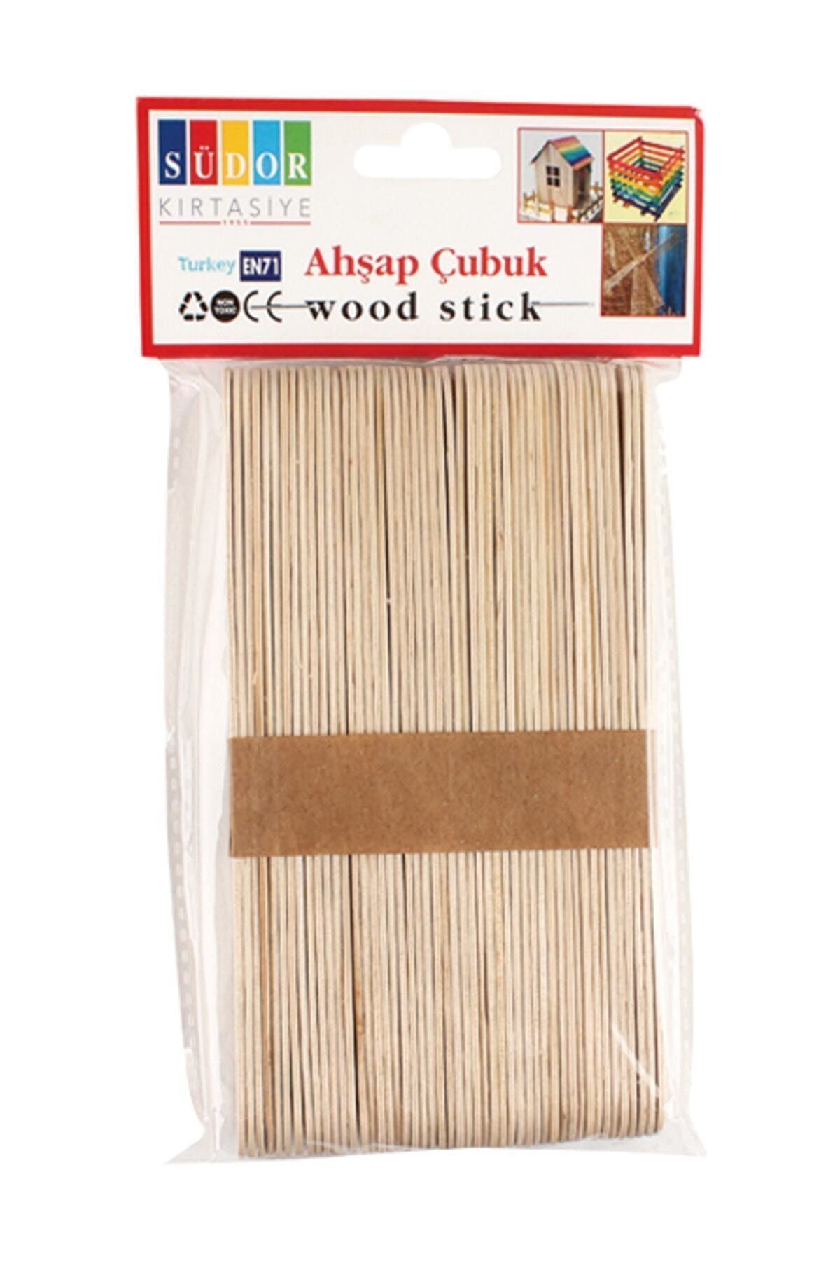 Südor Bs71 Ahşap Çubuk Büyük Dondurma Çubuğu 50 Li Çx