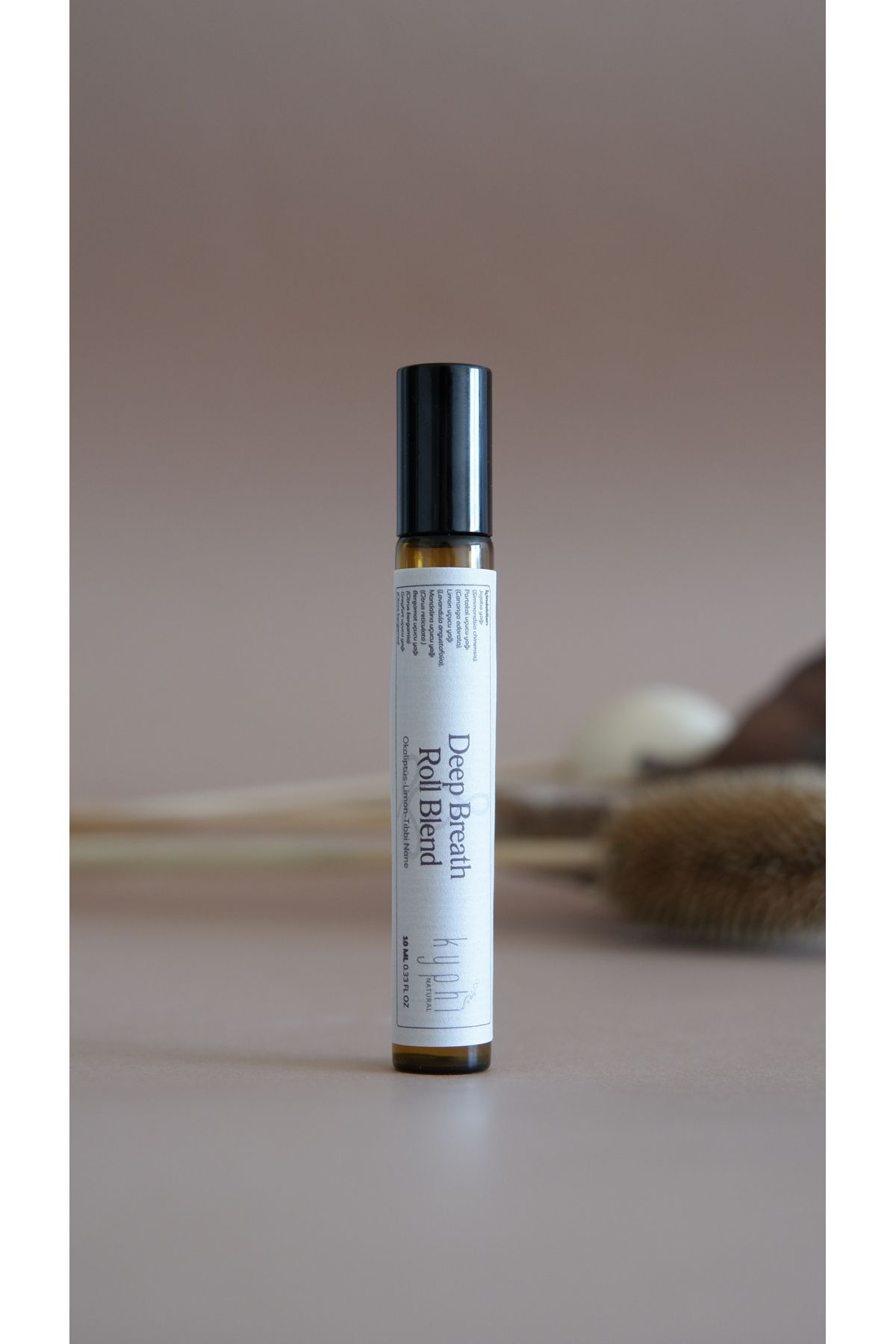 Kyphi Natural Deep Breath Roll Blend - Aromaterapi Yağ Bazlı Parfüm Roll on 10 Ml