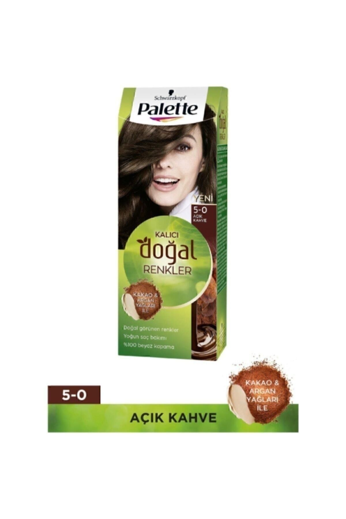 Palette Doğal Renkler 5-0 Açık Kahve