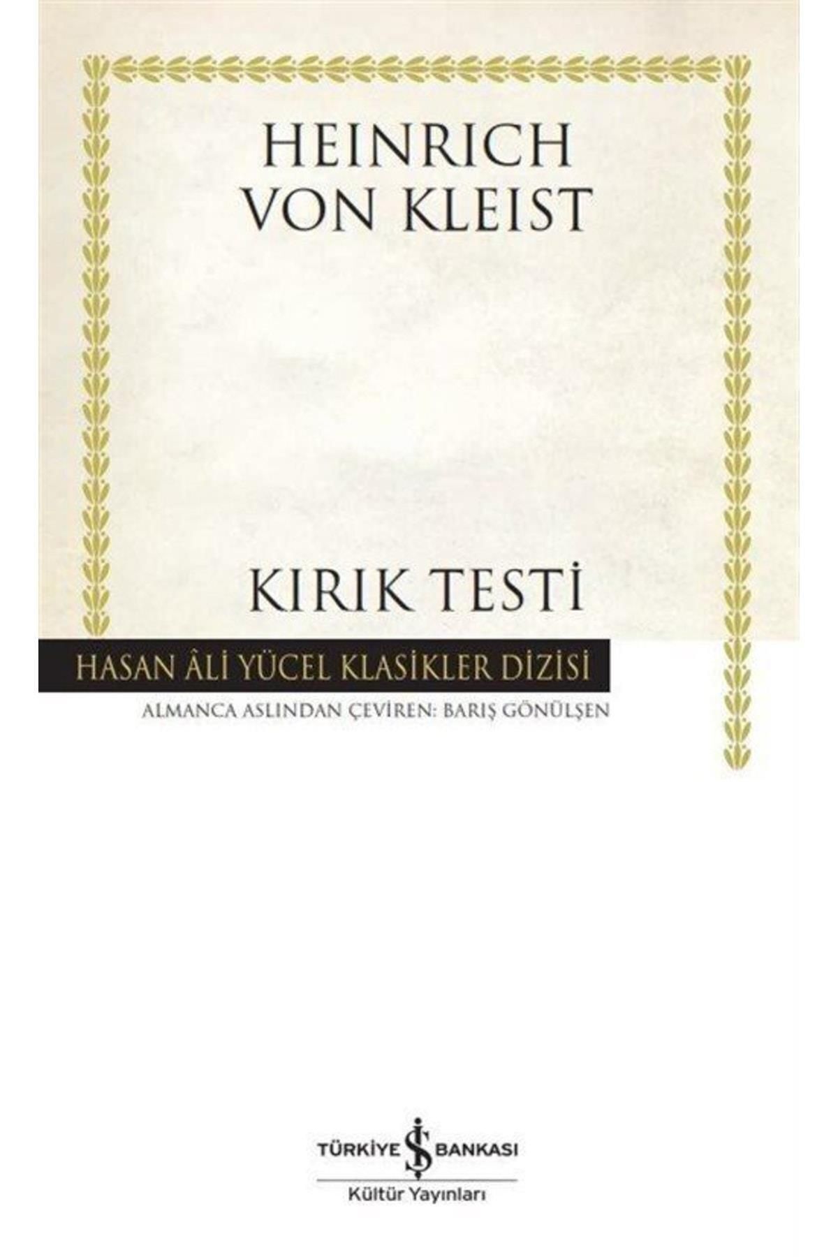 Türkiye İş Bankası Kültür Yayınları Kırık Testi