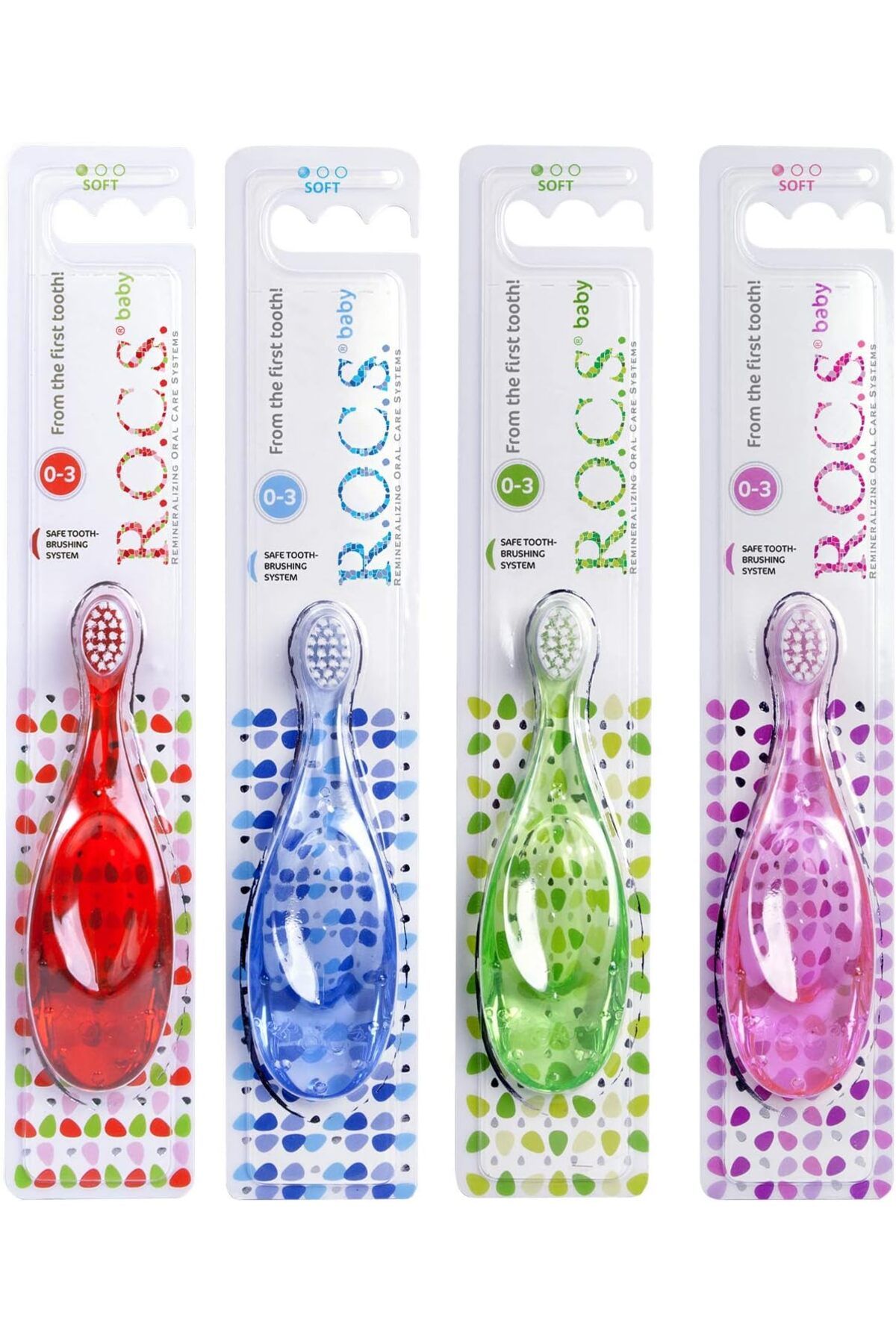 R.O.C.S. Rocs Extra Soft Baby 0-3 Yaş Diş Fırçası (yeşil, 1 Adet)