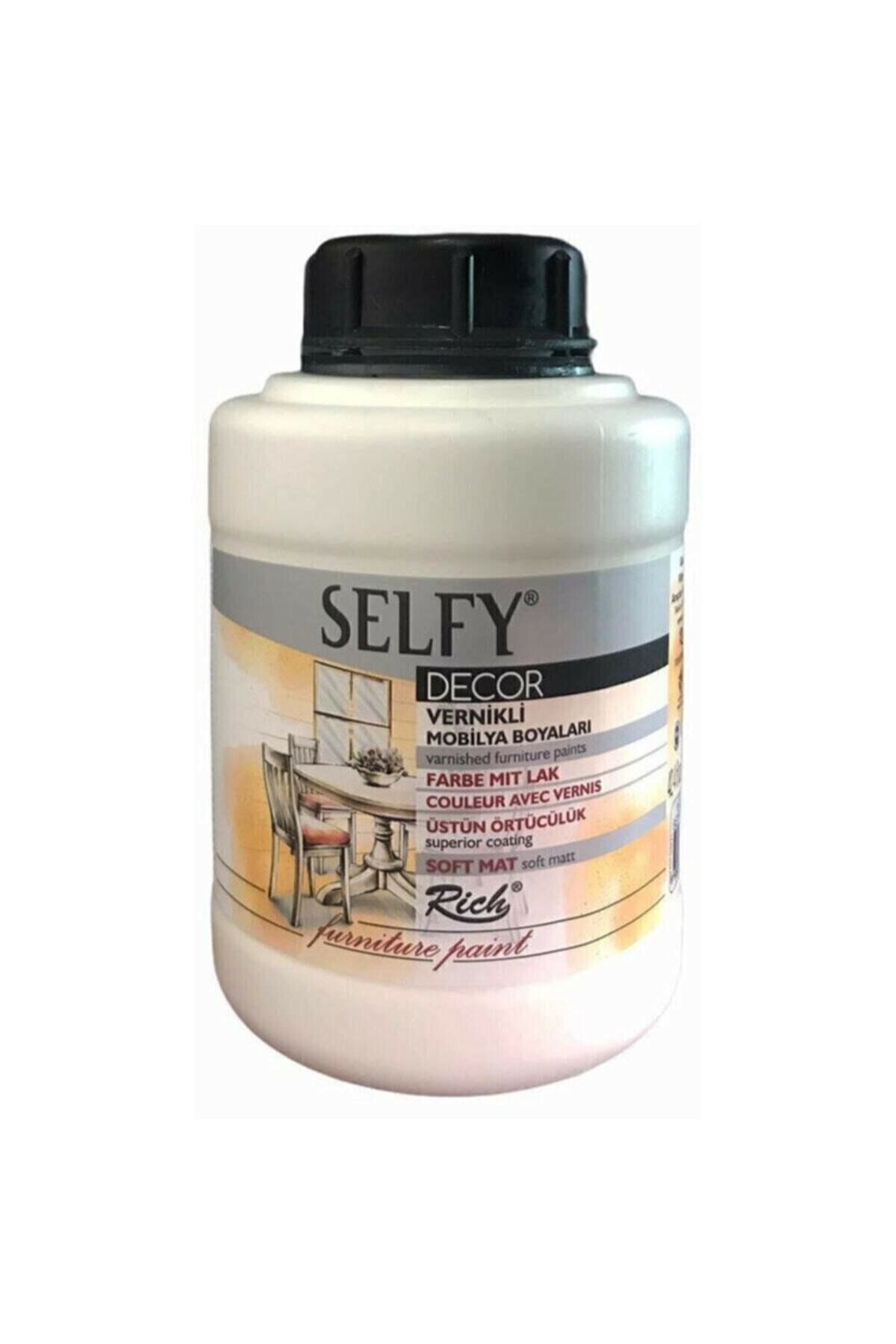 Rich Selfy Decor Kendinden Vernikli Boya 1250 Cc Beyaz