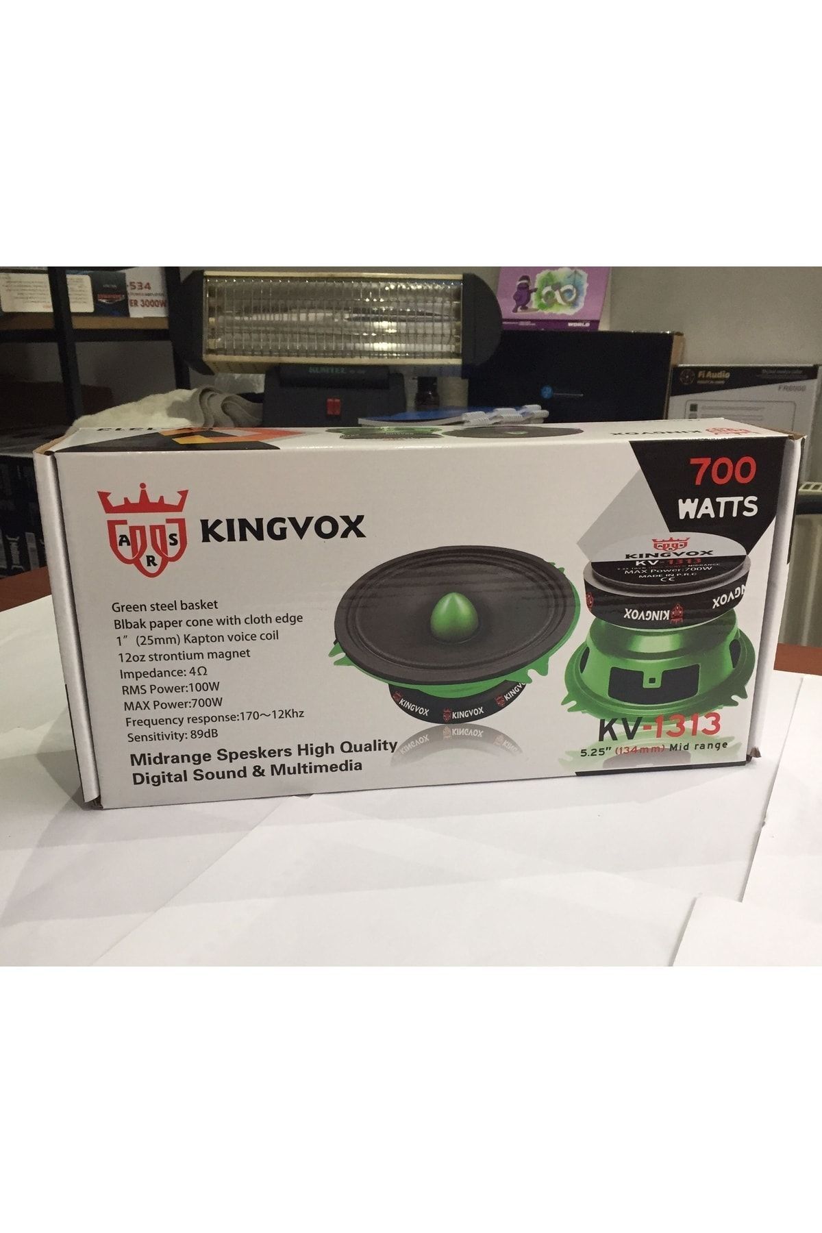 KİNGVOX Kv1313 Model 13 Cm 700 W 100 Rms Kurşun Göbek Midrange