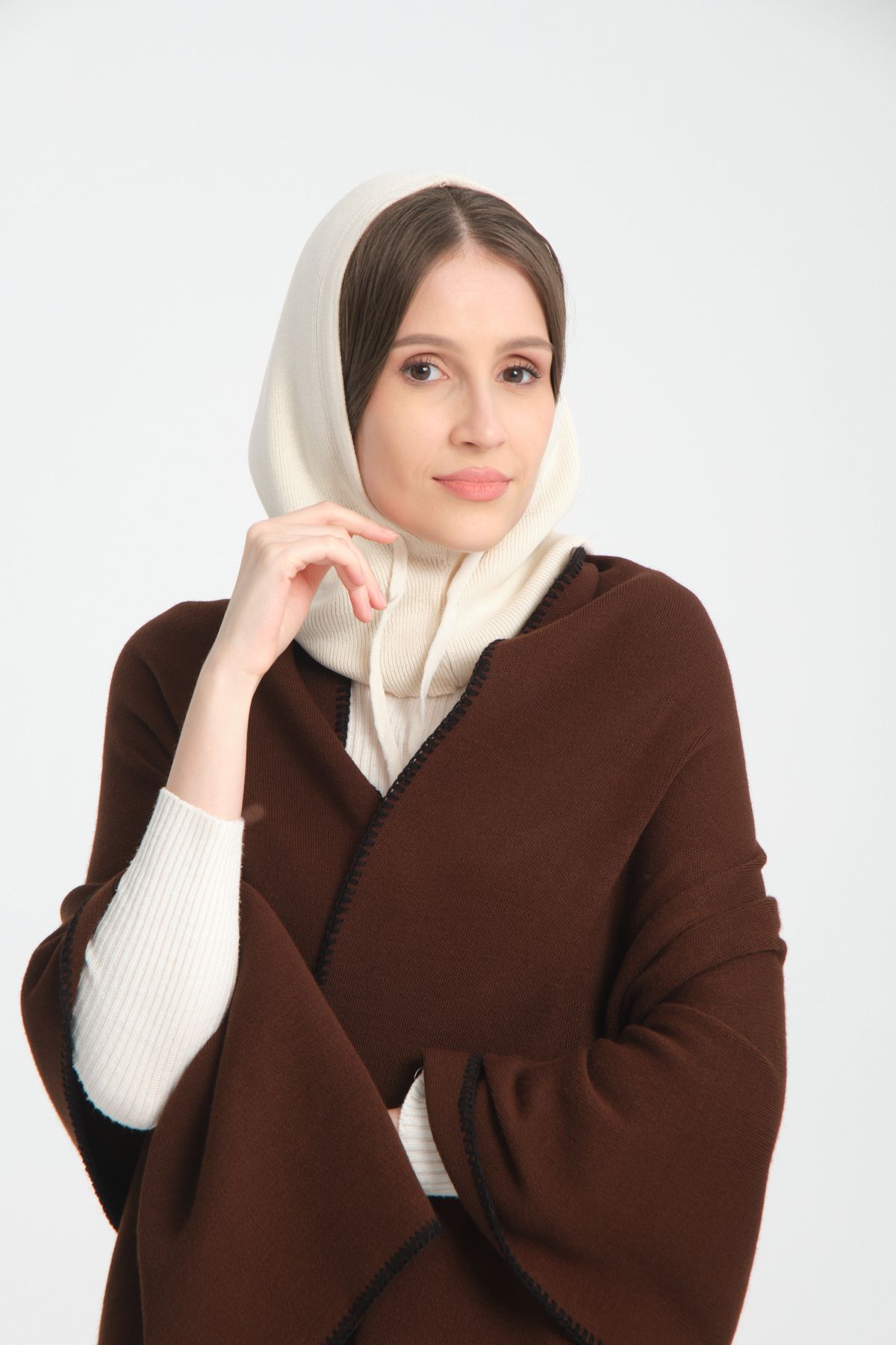 VEGA MODA Ayarlanabilir Triko Başlık, Balaclava, Triko Başlık, Bere, Kapüşonlu Başlık, Triko Örgü Balaclava