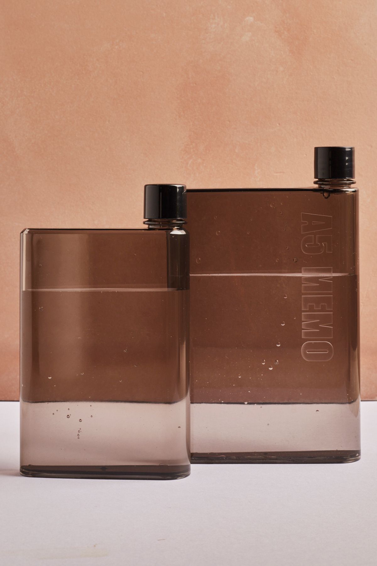 Perotti Sahara 2’li A5+A6 MEMO 450ml+350ml Bottle Motivasyonel Su Matarası Notebook Sporcu Suluk Su Şişesi