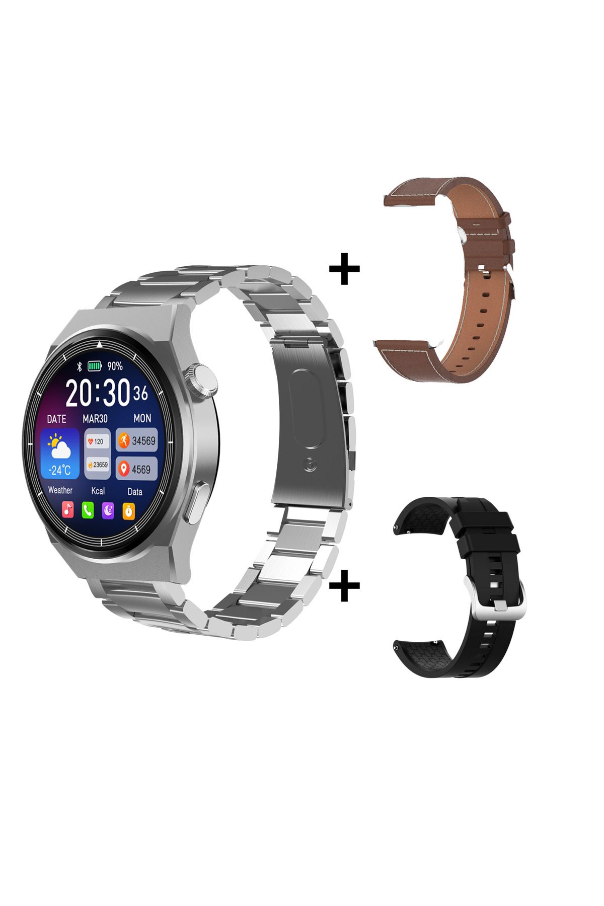 SEYUTECH Watch Hx-3 Max Akıllı Saat Iphone Ve Android Tüm Telefonlara Uyumlu