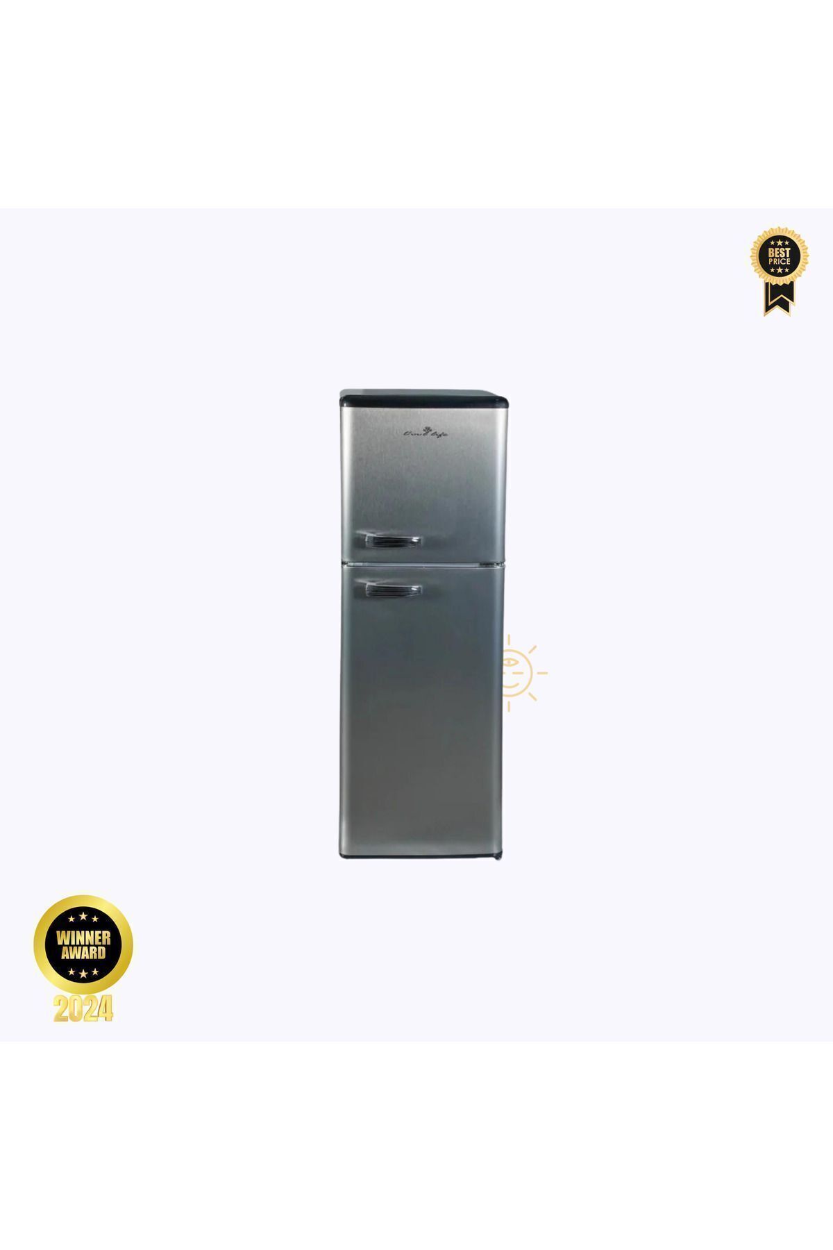 Cool Life Cool Life 138 Litre Retro Inox 12/24 Volt Buzdolabı