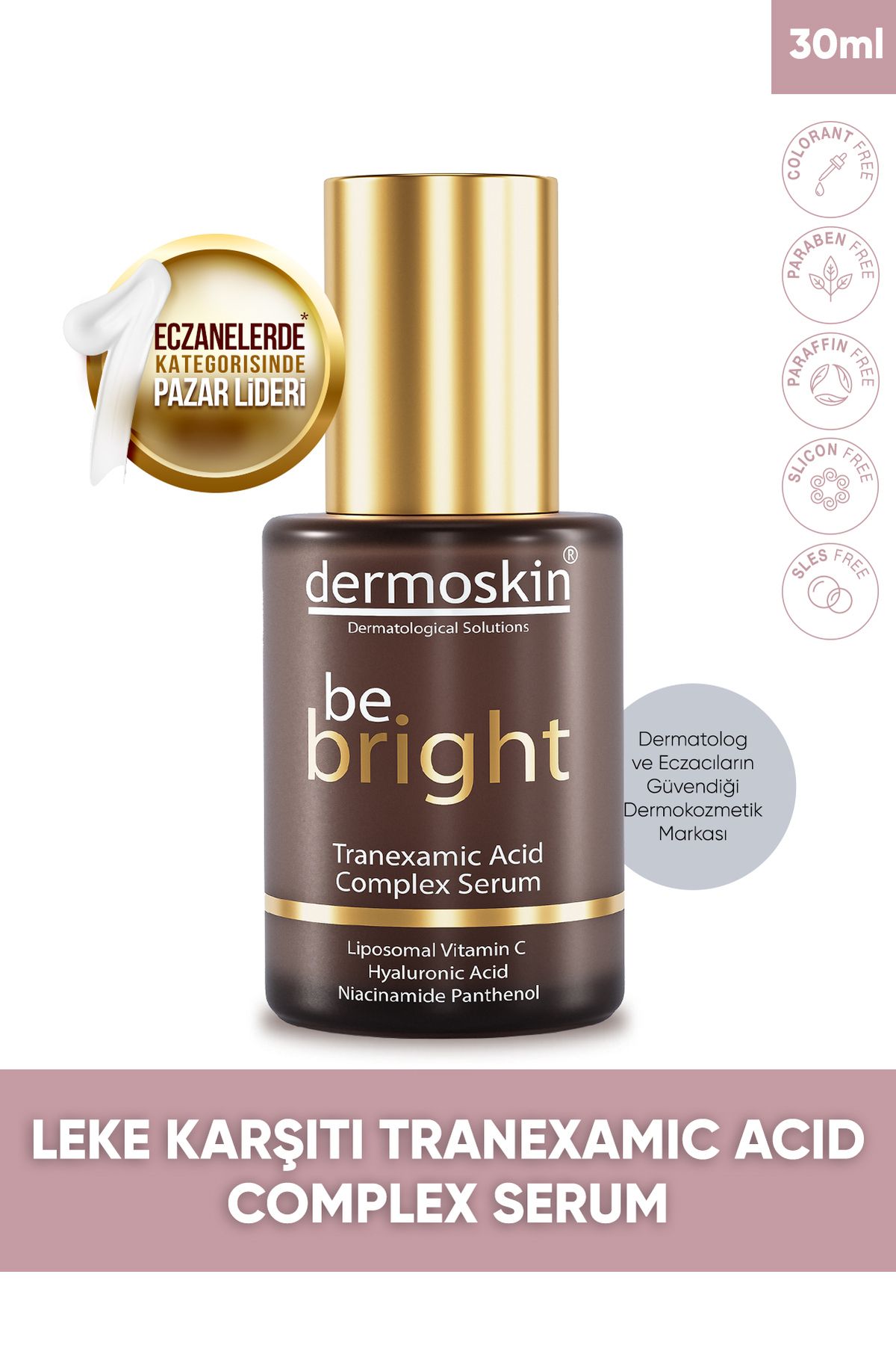 Dermoskin Be Bright Tranexamic Acid Complex Serum 30 ml