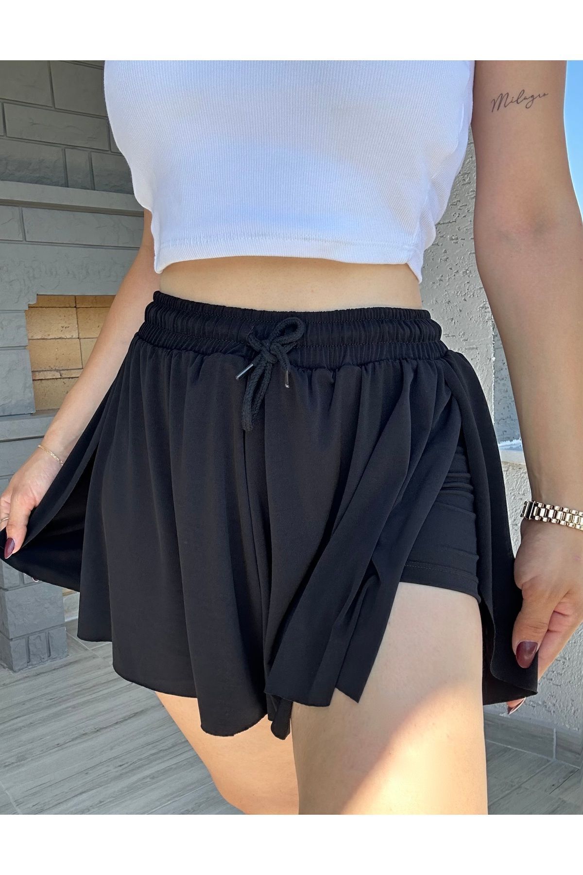 Parla moda Sandy Taytlı Şort