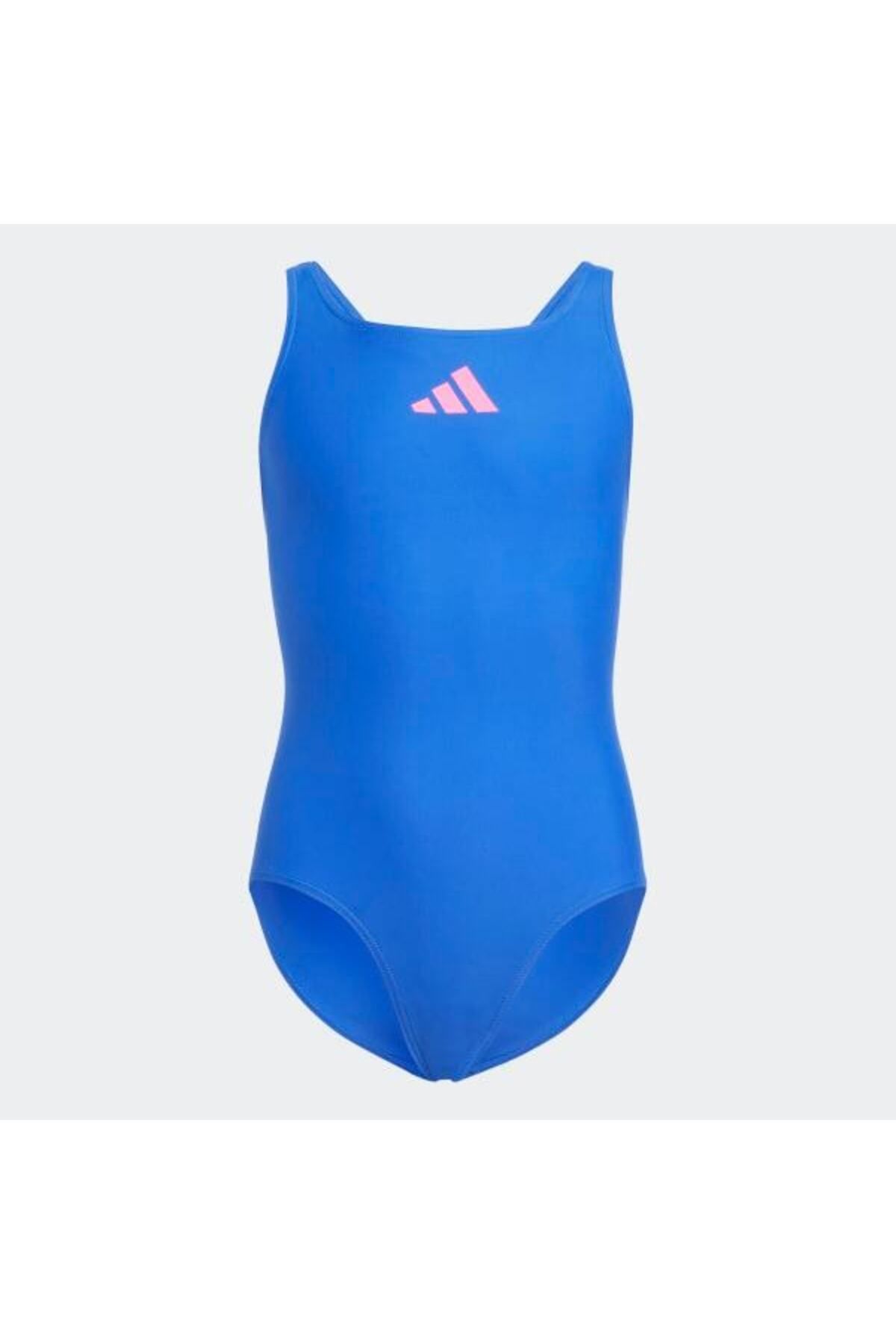 adidas Solid Small Logo Swimsuit