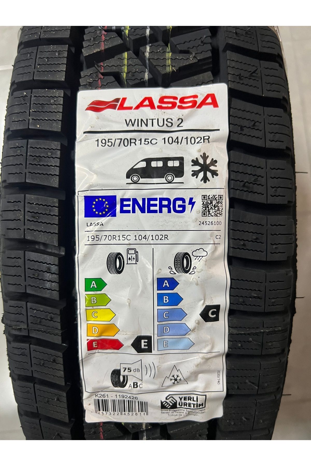 Lassa / 195/70R15C WINTUS 2 2024 KIŞLIK LASTİK