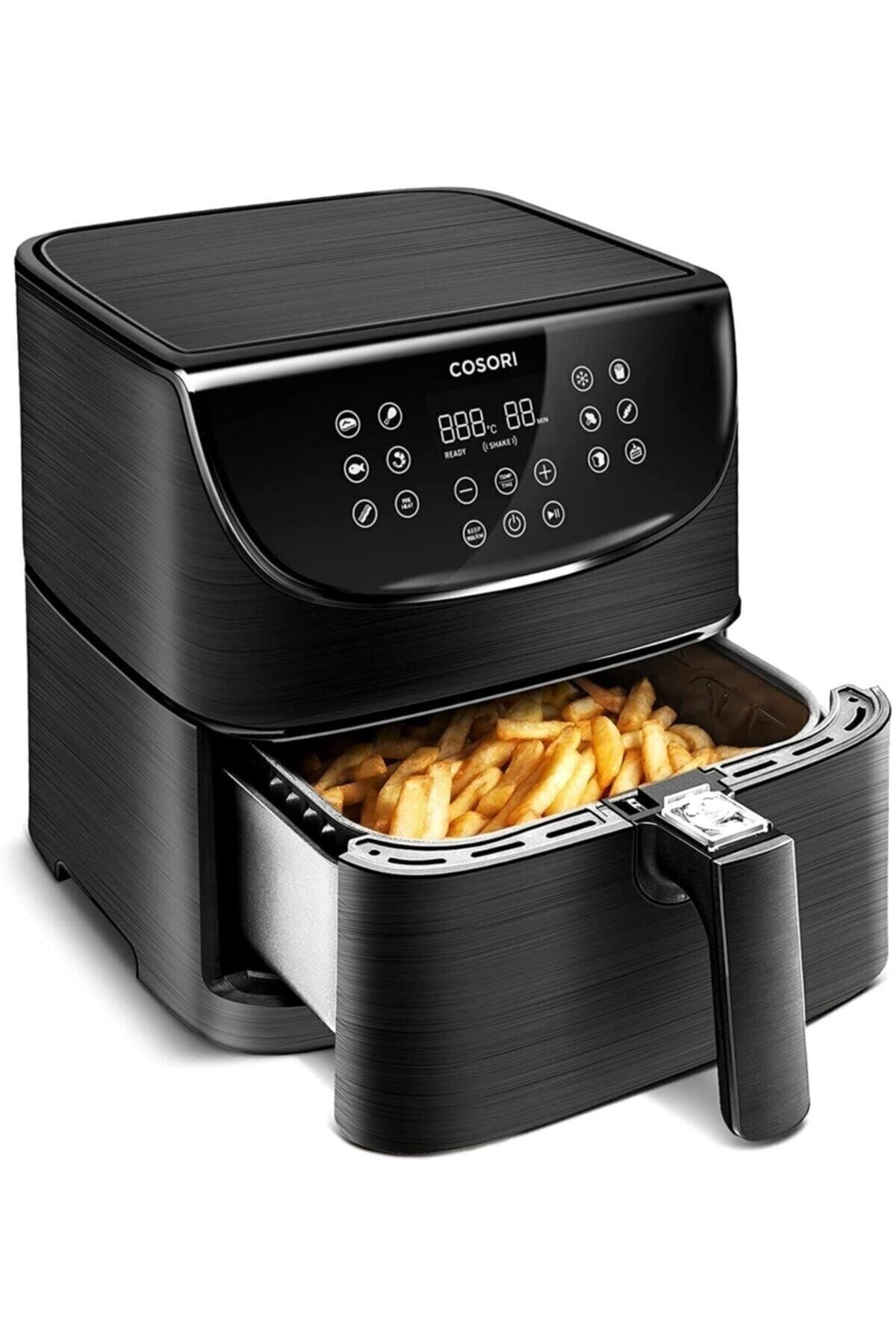 COSORI Wıfı Smart , Türkçe , Sıcak Hava Fritözü Xxl 5.5 Lt , 11 Programlı Smart Version