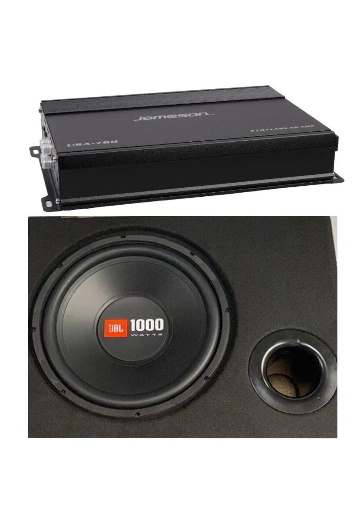 Mobass Jbl Set 30 Cm Kabinli Bass 1000 Watt 4kanallı Anfi 4000wat