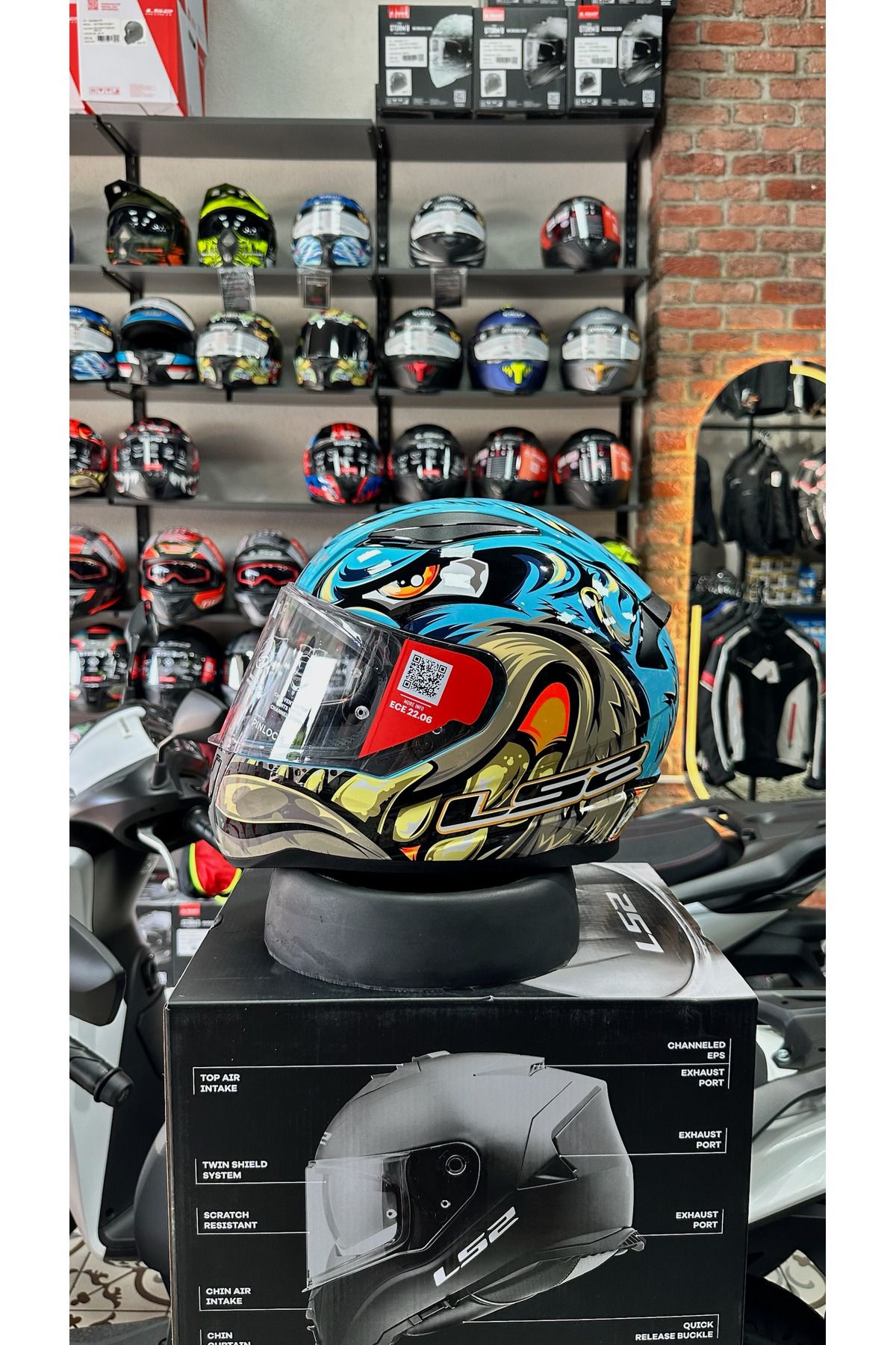 LS2 RAPID 2 NEO MAVİ-MOR KASK