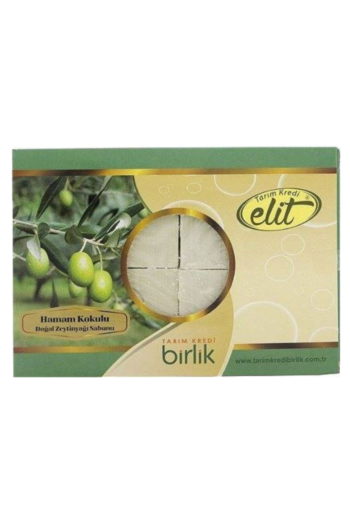 Tarım Kredi Birlik Tarım Kredi Elit Doğal Zeytinyağı Sabunu Kutulu 4x180 Gr