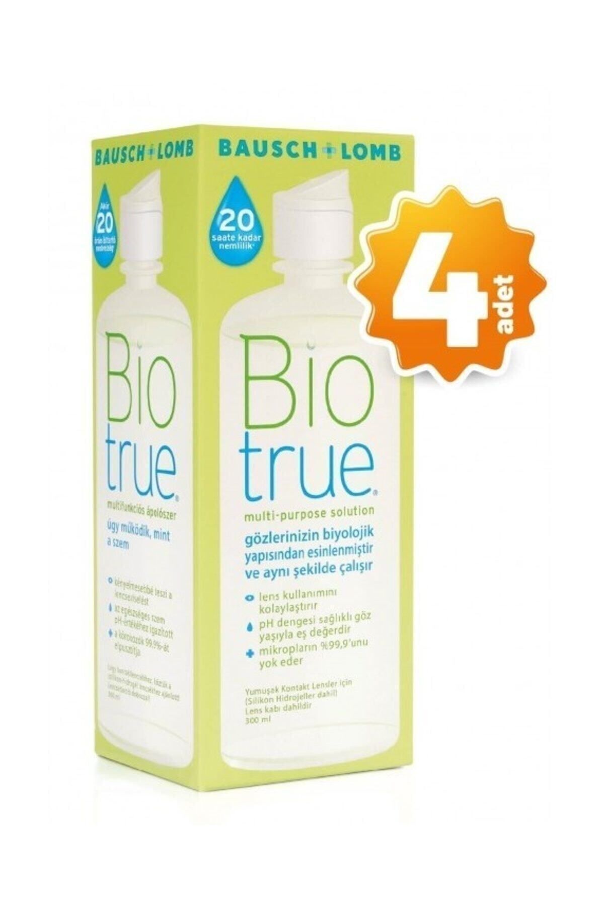 Biotrue 300 Ml Lens Solüsyonu X 4 Adet