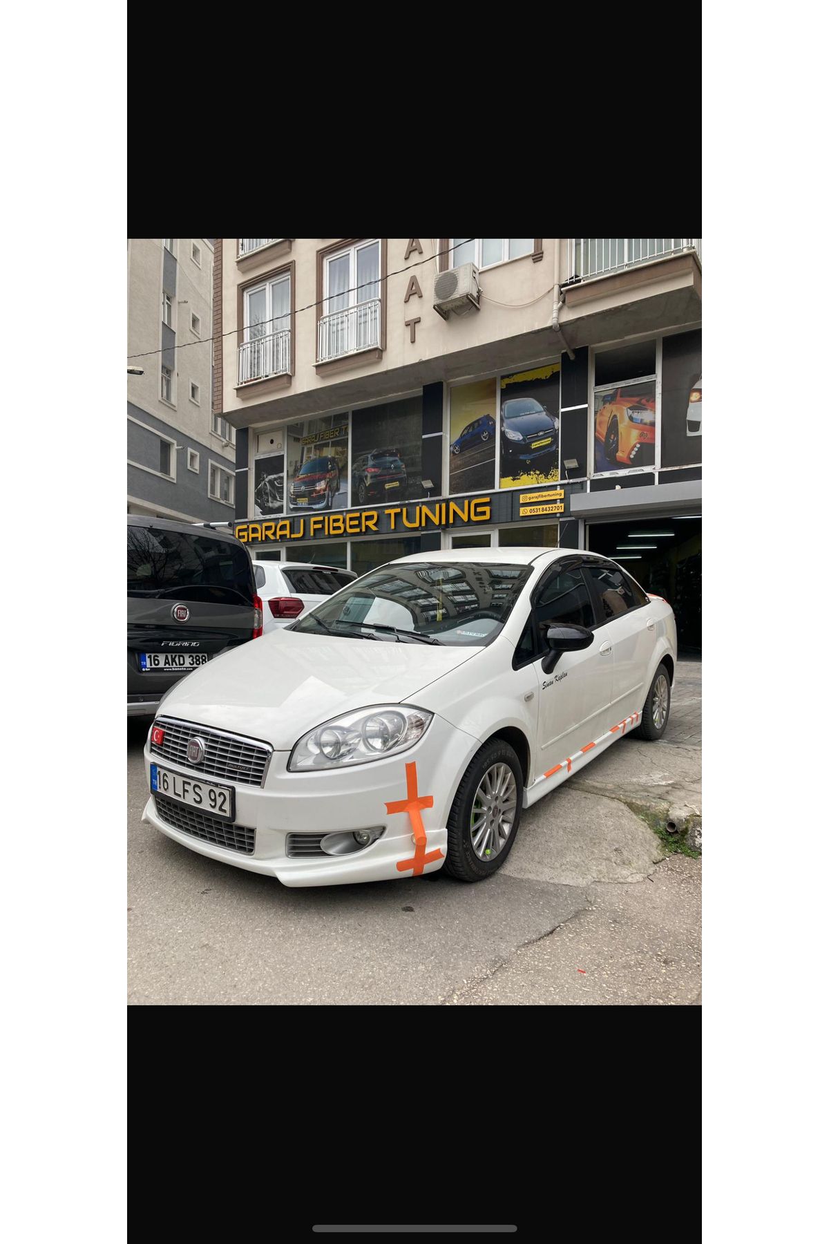 M3 FİAT LİNEA MAKYAJSIZ ÖN KARLIK BOYASIZ