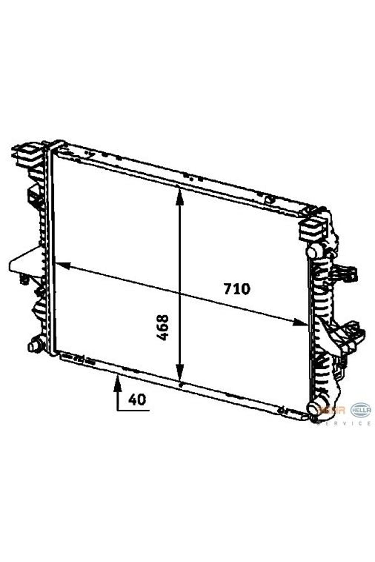 Cr 583 000p 7h0121253g Volkswagen Tüm Araçlar Su Radyatörü T5 2,5 Tdı