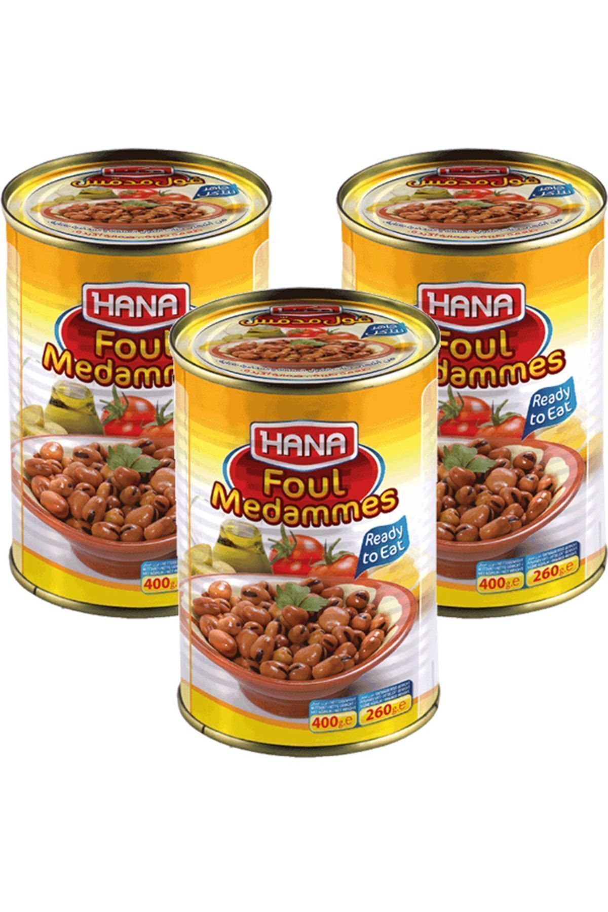 Hana Bakla Konservesi 400gr X 3 Adet