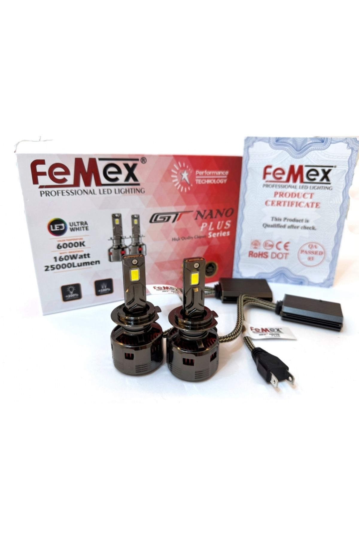 FEMEX Gt Nano Plus H7 Led Xenon 160W 25000 Lumen