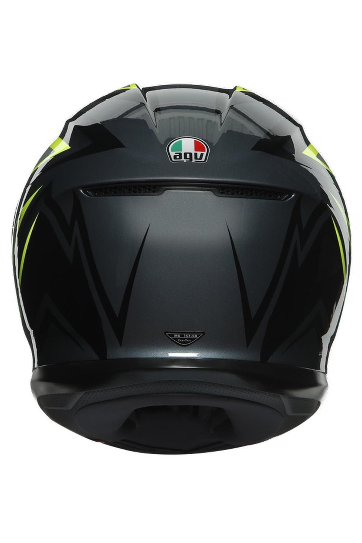 K6 Kask Flash Grey Black Lime Kask_3