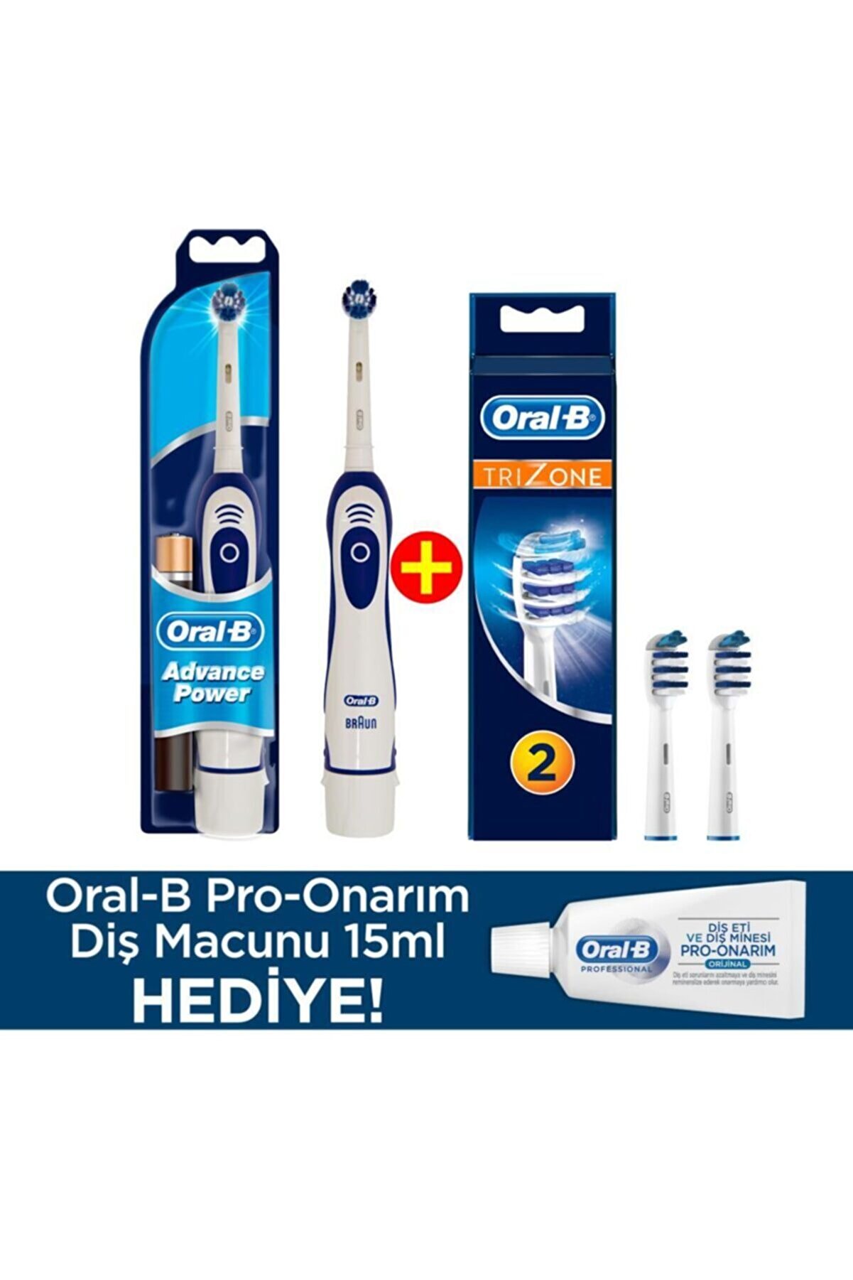 Oral-B Pro-expert Precision Clean Db04 Diş Fırçası+floss Action 2'li+15 ml Diş Macunu