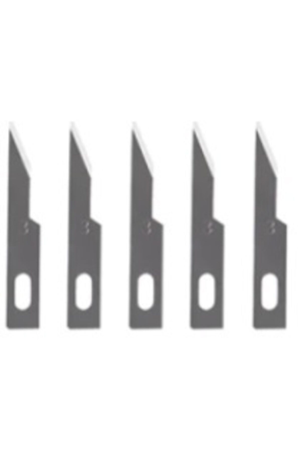 Kırkyama Patchwork Home Ahşap Heykel Oyma Neşter Sanat Yedek Bıçağı (10 ADET - 3 NUMARA) Bisturi Tipi