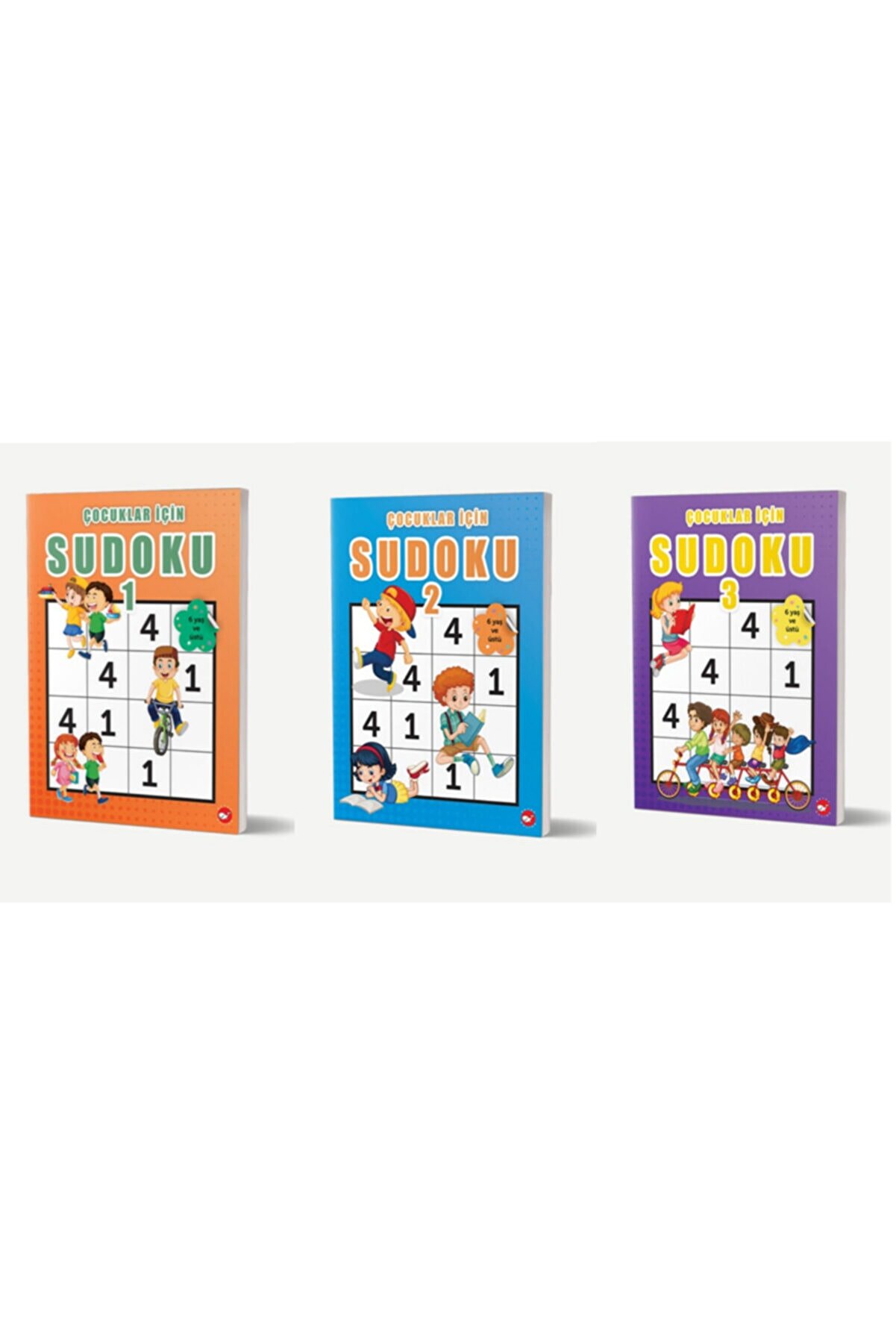 sinifkitapligi Çocuklar Için Sudoku 3 Kitap Set