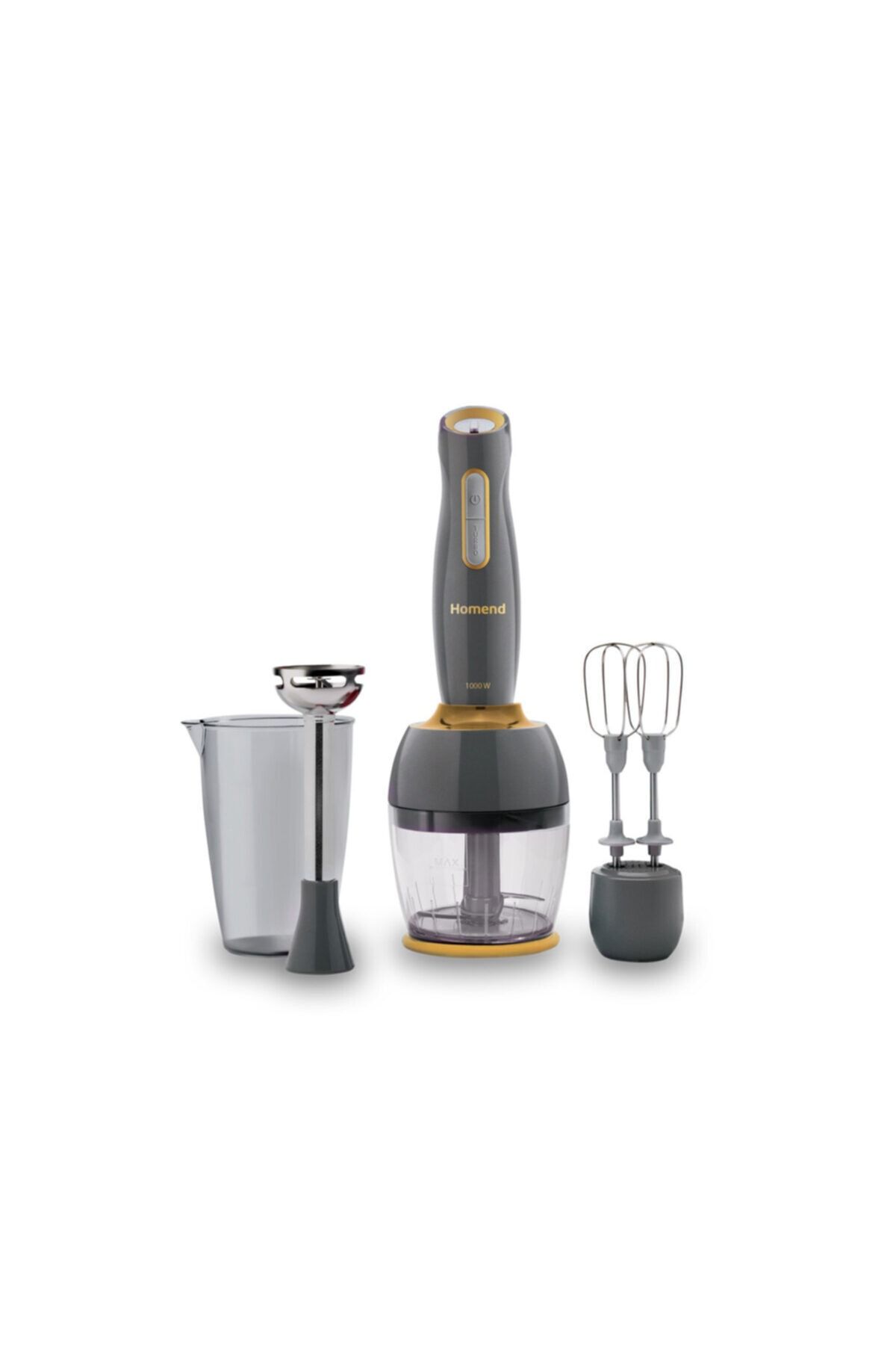 HOMEND Handmaid 1962h Blender Set Antrasit Gold