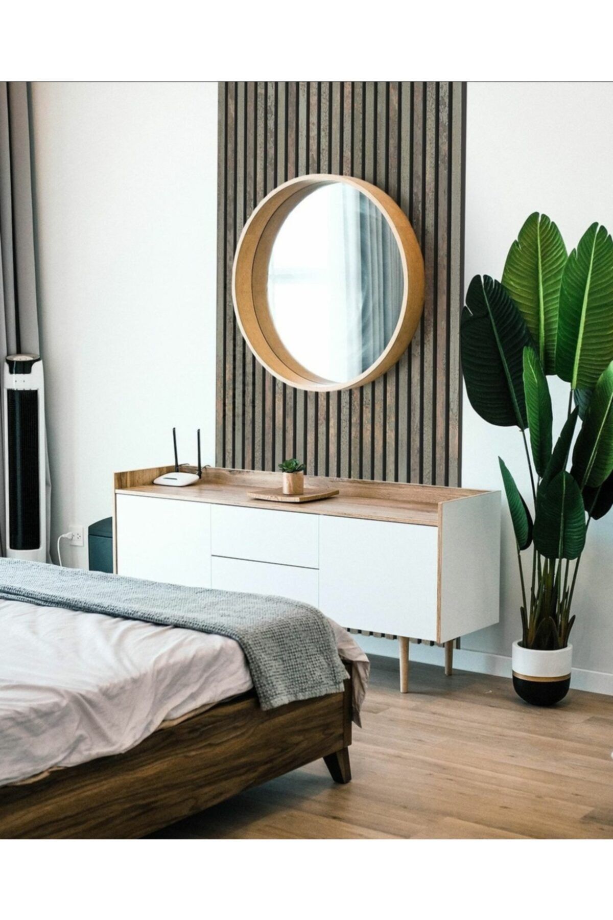Ats Yapı 60 X 120 cm Dekoratif Akustik Ceviz Rengi Ahşap Duvar Paneli