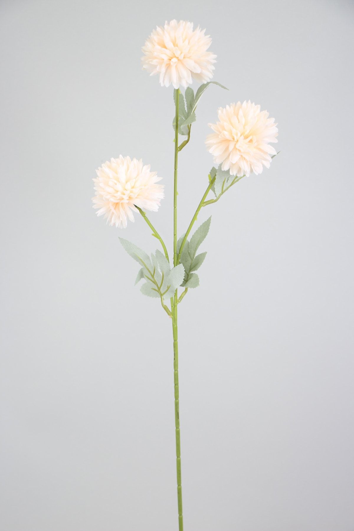 Yapay Çiçek Deposu Yapay Çiçek 3'lü Top Karanfil Dalı 62 cm Somon