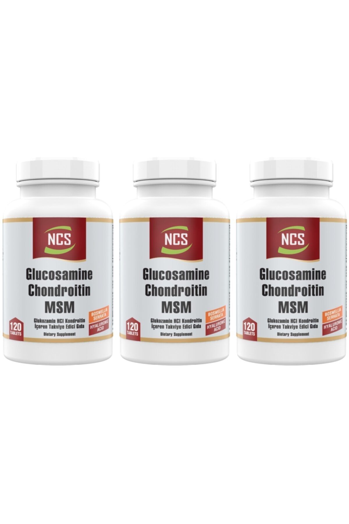 Nevfix Ncs Glucosamine Chondroitin Msm 120 Tablet X 3 Kutu Boswellia