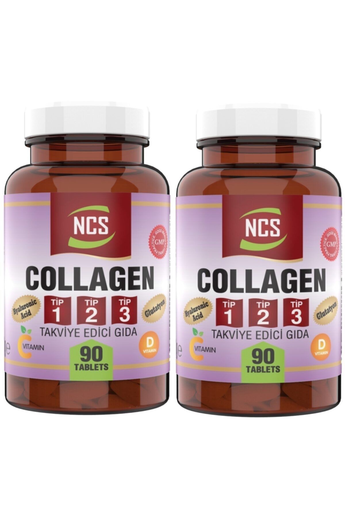 Nevfix Ncs Collagen (kolajen) (tip) 1-2-3 Hyaluronic Acid 2 X 90 Tablet